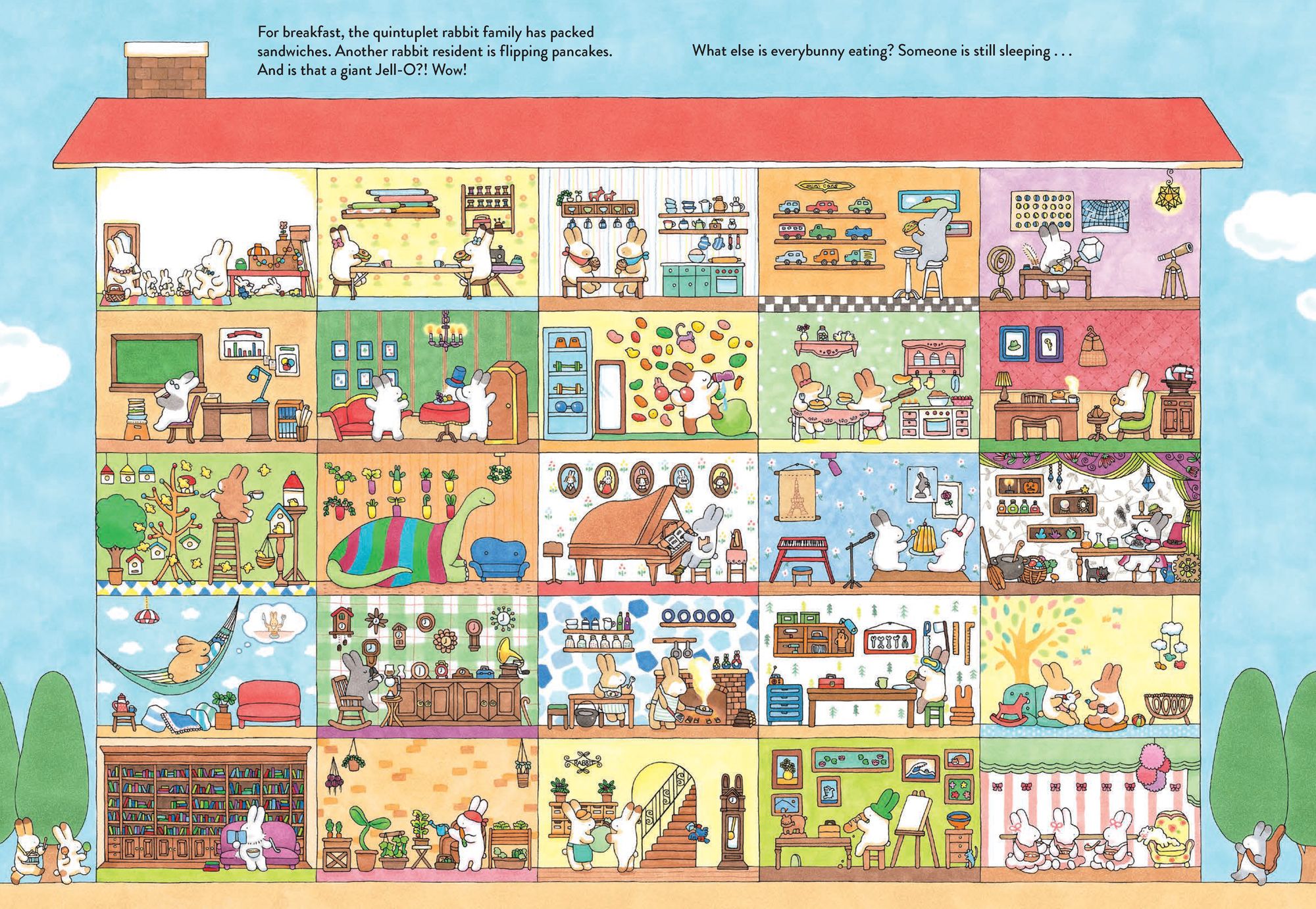 Welcome to the Rabbit Residence: A Seek-and-Find Story