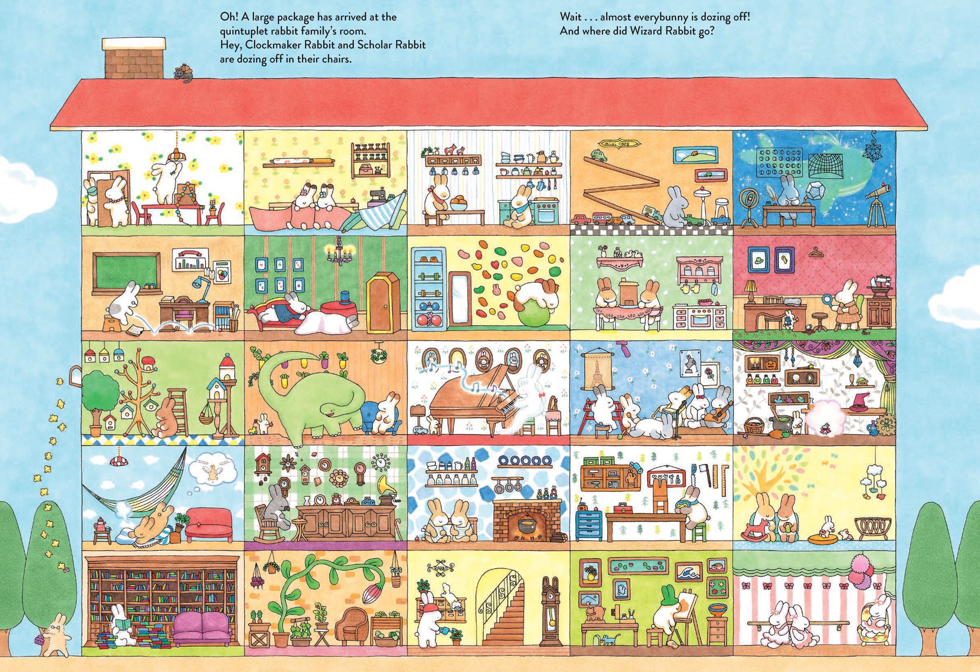 Welcome to the Rabbit Residence: A Seek-and-Find Story