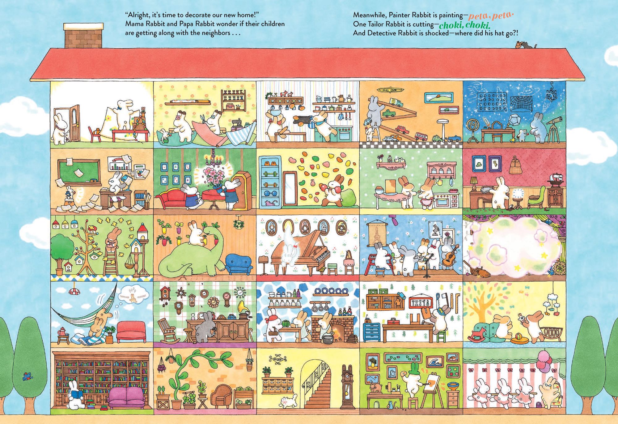 Welcome to the Rabbit Residence: A Seek-and-Find Story