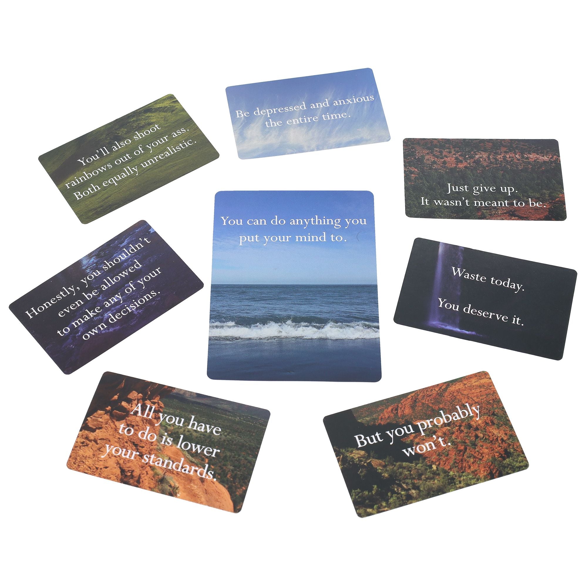 Disappointing Affirmations: The Game: Life isn't a game. At least not one you can win.