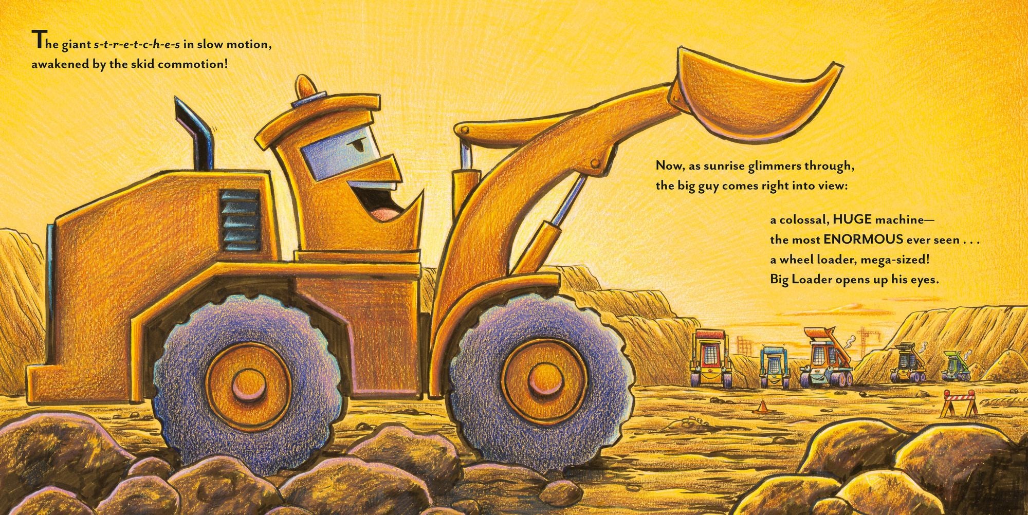 Construction Site: Dad and His Crew Power Through!