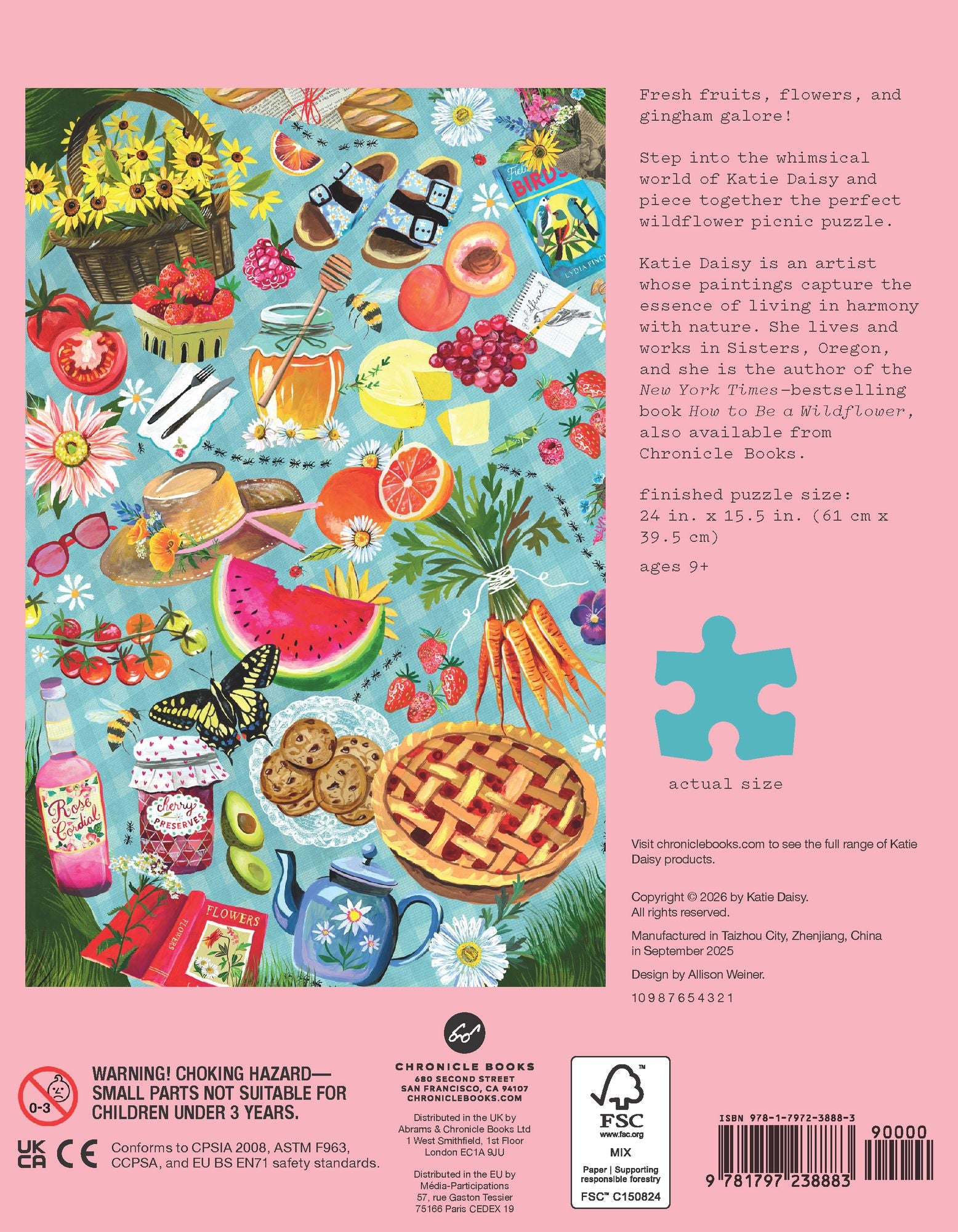 Wildflower Picnic 500-Piece Puzzle