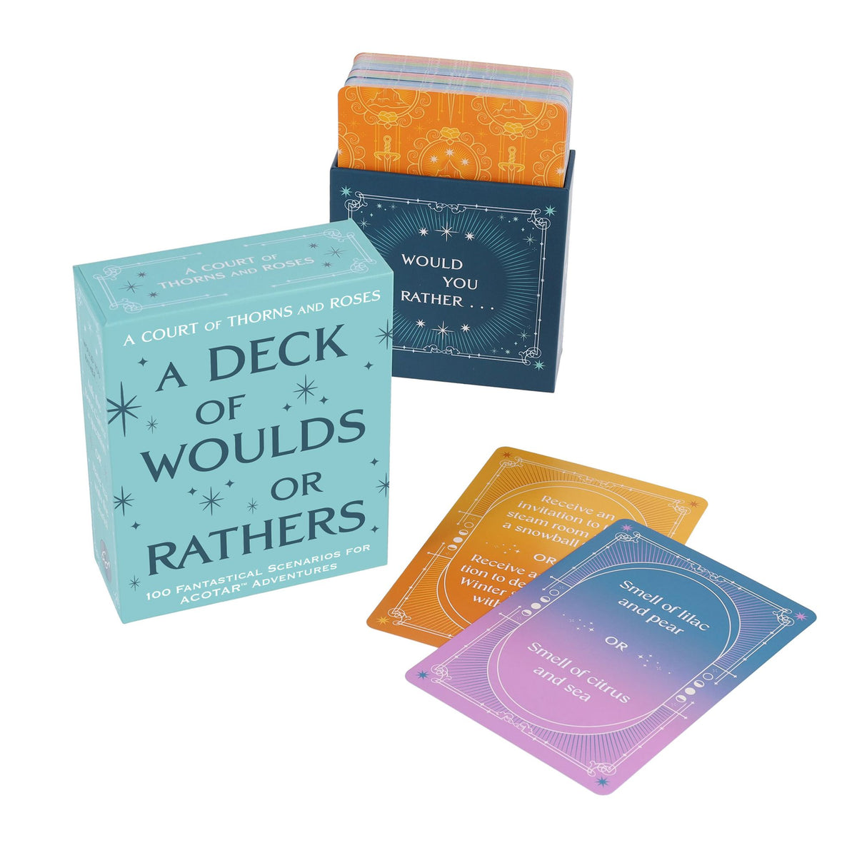 A Court of Thorns and Roses Official Deck: A Deck of Woulds or Rathers: 100 Fantastical Scenarios for ACOTAR Adventures--from the ACOTAR Collection