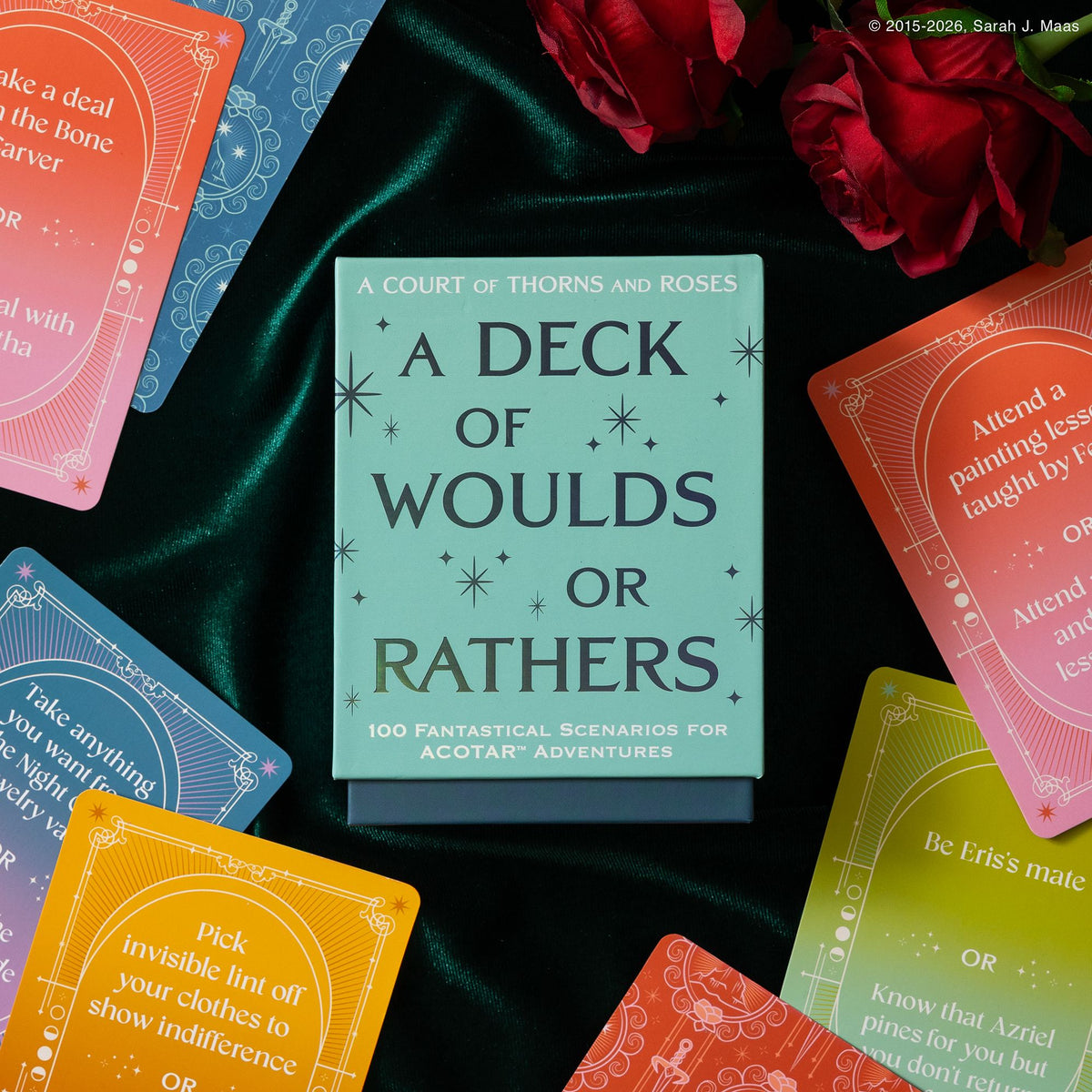 A Court of Thorns and Roses Official Deck: A Deck of Woulds or Rathers: 100 Fantastical Scenarios for ACOTAR Adventures--from the ACOTAR Collection