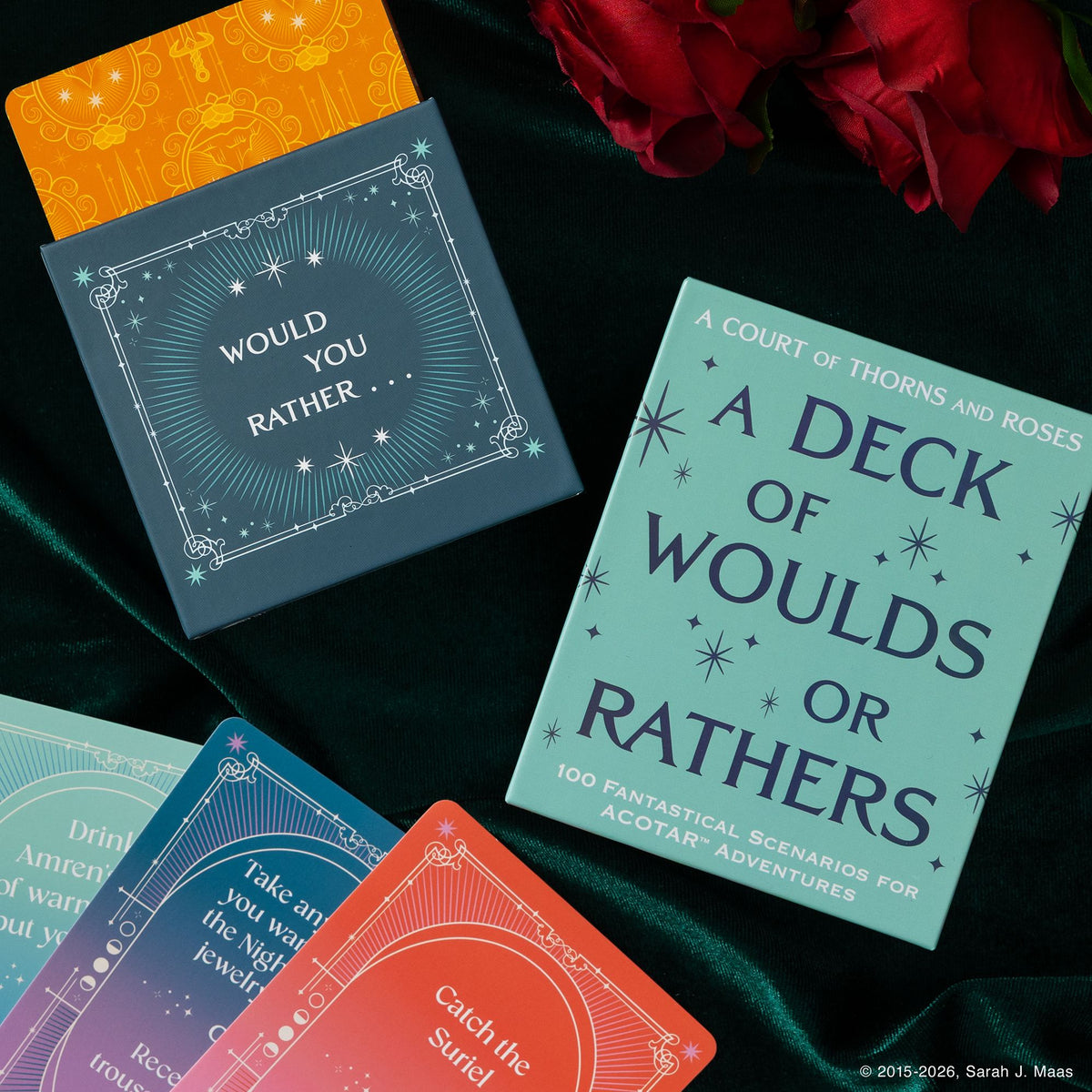 A Court of Thorns and Roses Official Deck: A Deck of Woulds or Rathers: 100 Fantastical Scenarios for ACOTAR Adventures--from the ACOTAR Collection