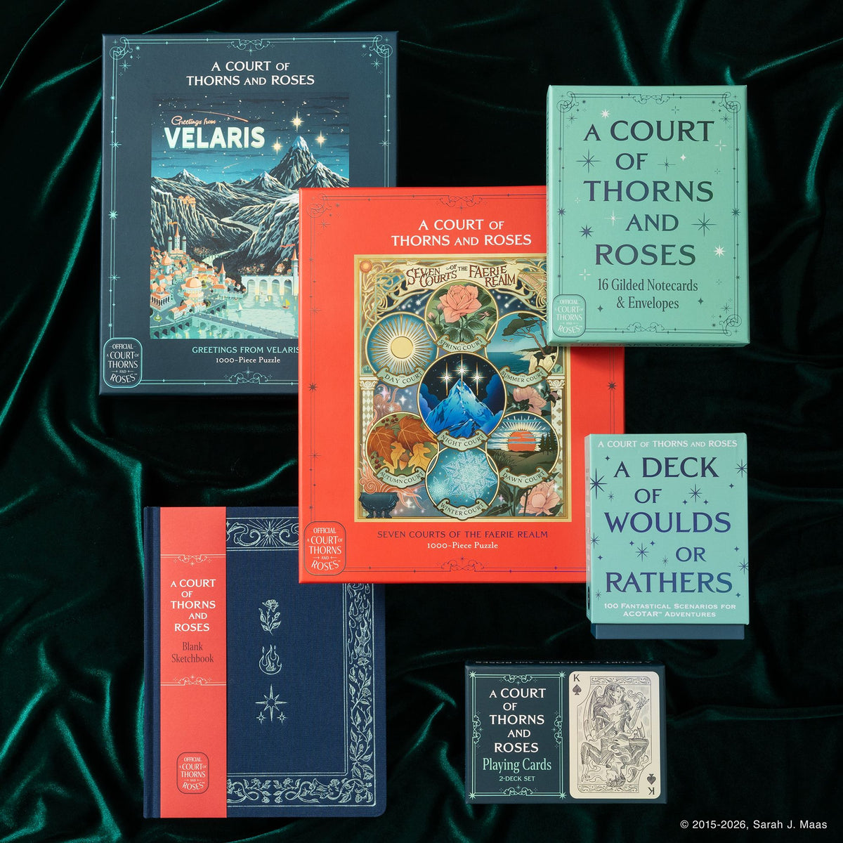 A Court of Thorns and Roses Official Deck: A Deck of Woulds or Rathers: 100 Fantastical Scenarios for ACOTAR Adventures--from the ACOTAR Collection