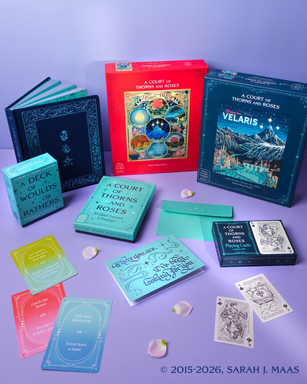A Court of Thorns and Roses Official Deck: A Deck of Woulds or Rathers: 100 Fantastical Scenarios for ACOTAR Adventures--from the ACOTAR Collection