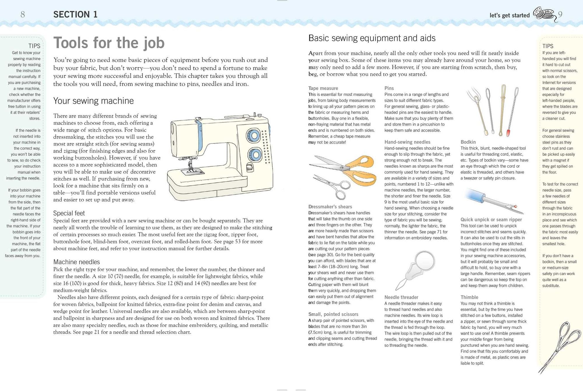 A Beginner's Guide to Sewing by Hand and Machine: A complete step-by-step course