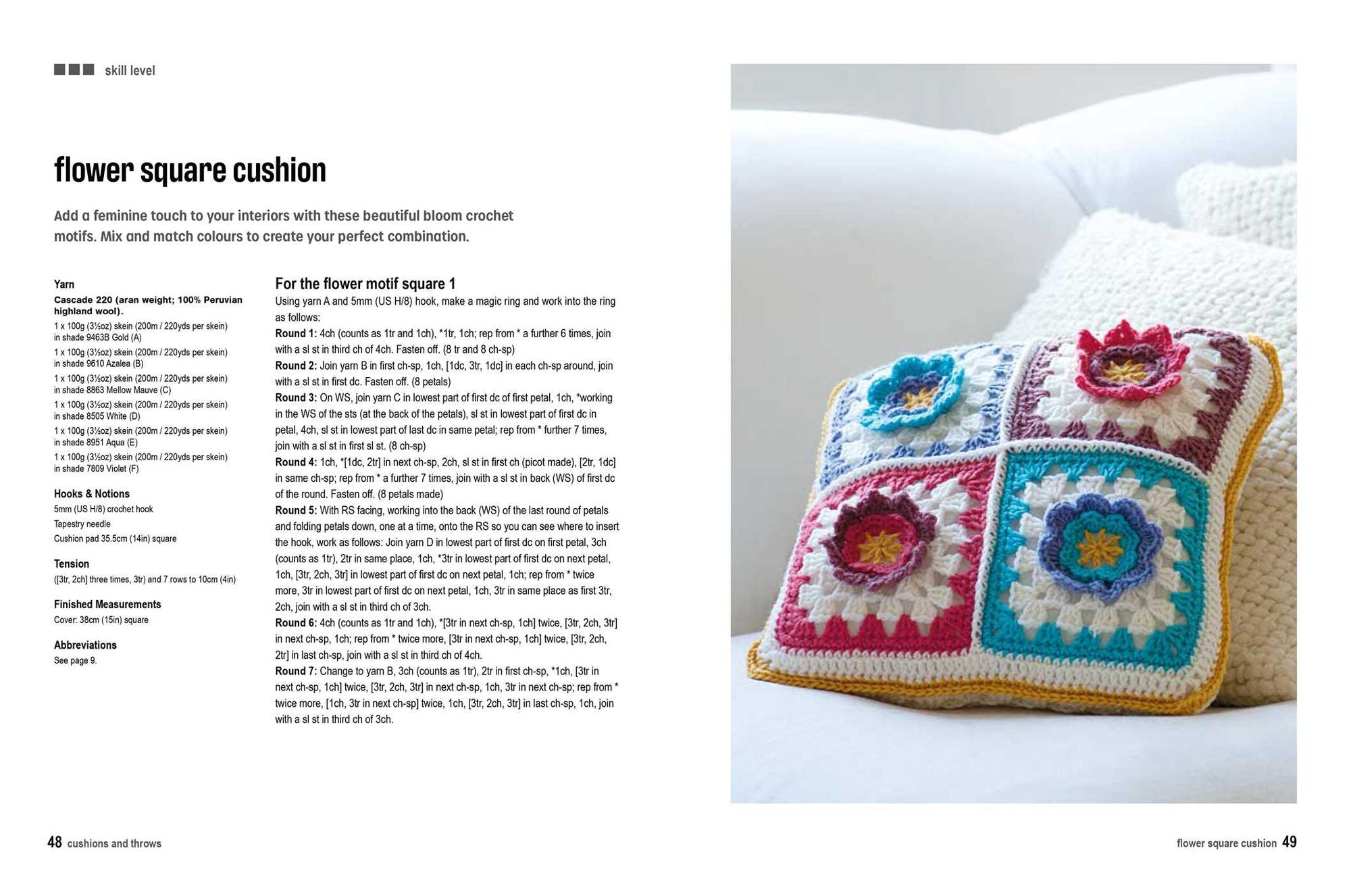 Crochet Granny Squares and More: 35 easy projects to make: Crochet patterns for your home and to wear