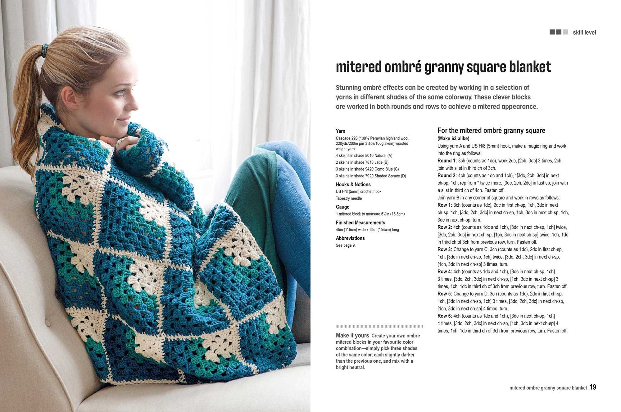 Crochet Granny Squares and More: 35 easy projects to make: Crochet patterns for your home and to wear