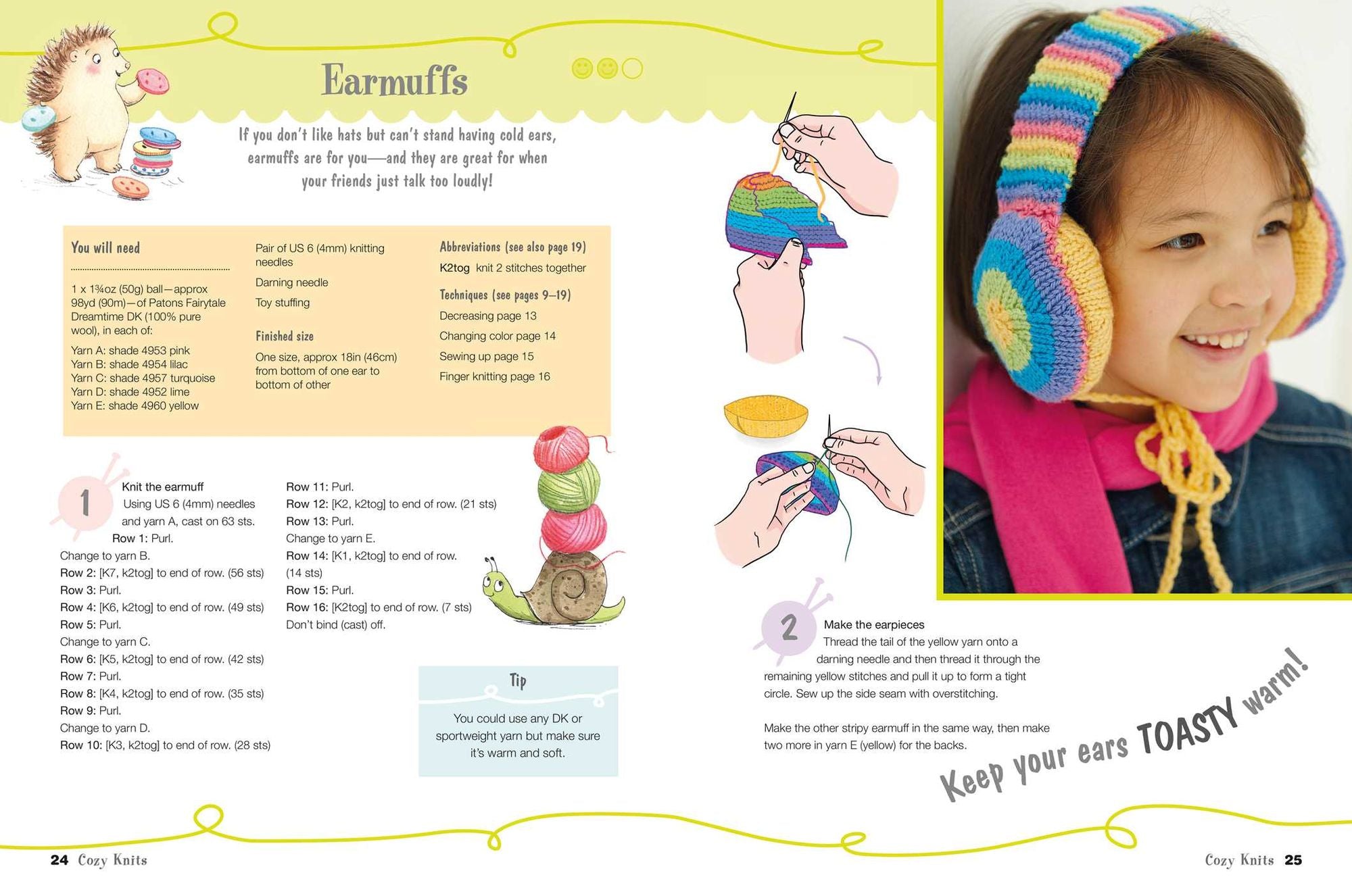 Easy Knitting for Kids: 35 easy and fun knitting projects for children aged 7 years +