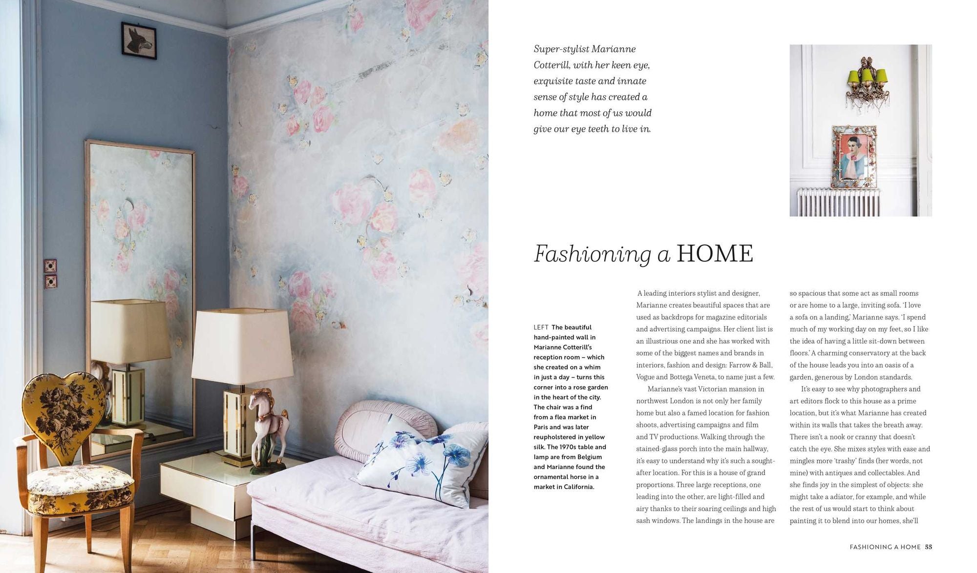 Faded Glamour in the City: Romantic interiors for urban living