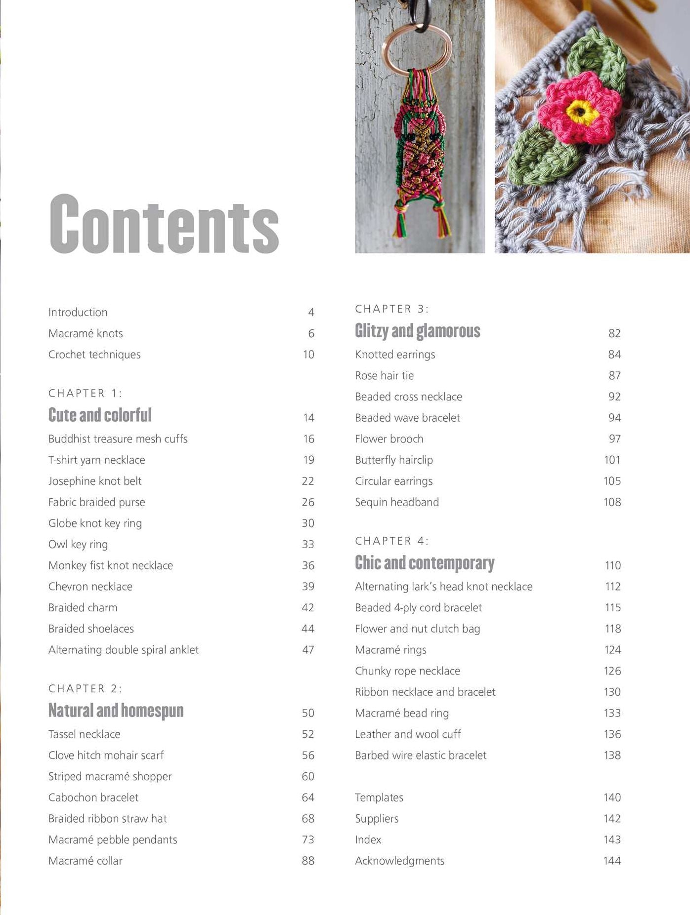 Macramé Craft: 35 projects to make: Stylish knotted and crocheted decorations, jewelry, and accessories