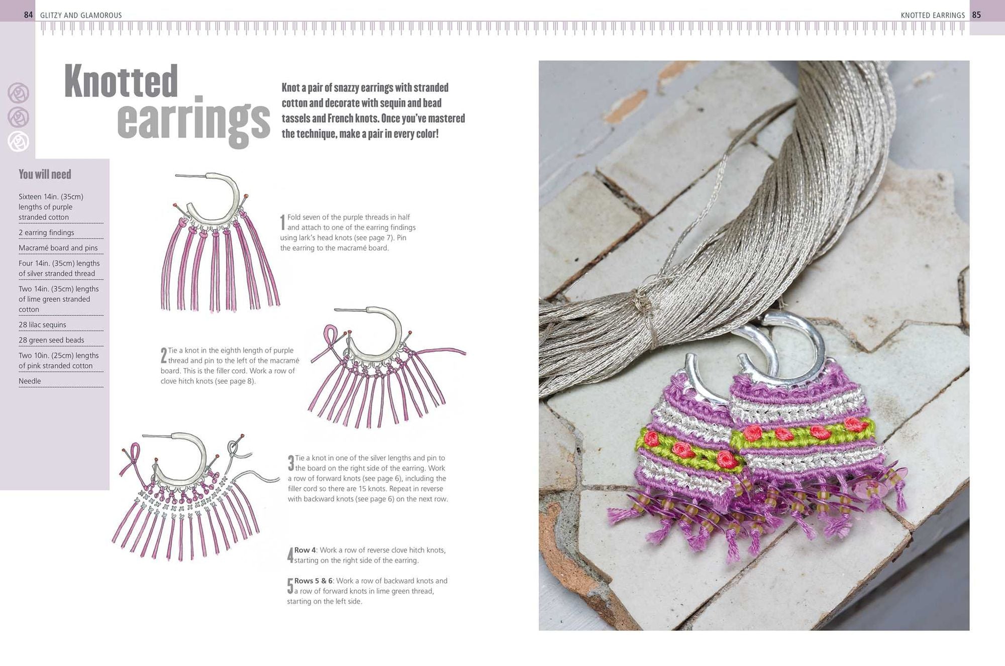 Macramé Craft: 35 projects to make: Stylish knotted and crocheted decorations, jewelry, and accessories