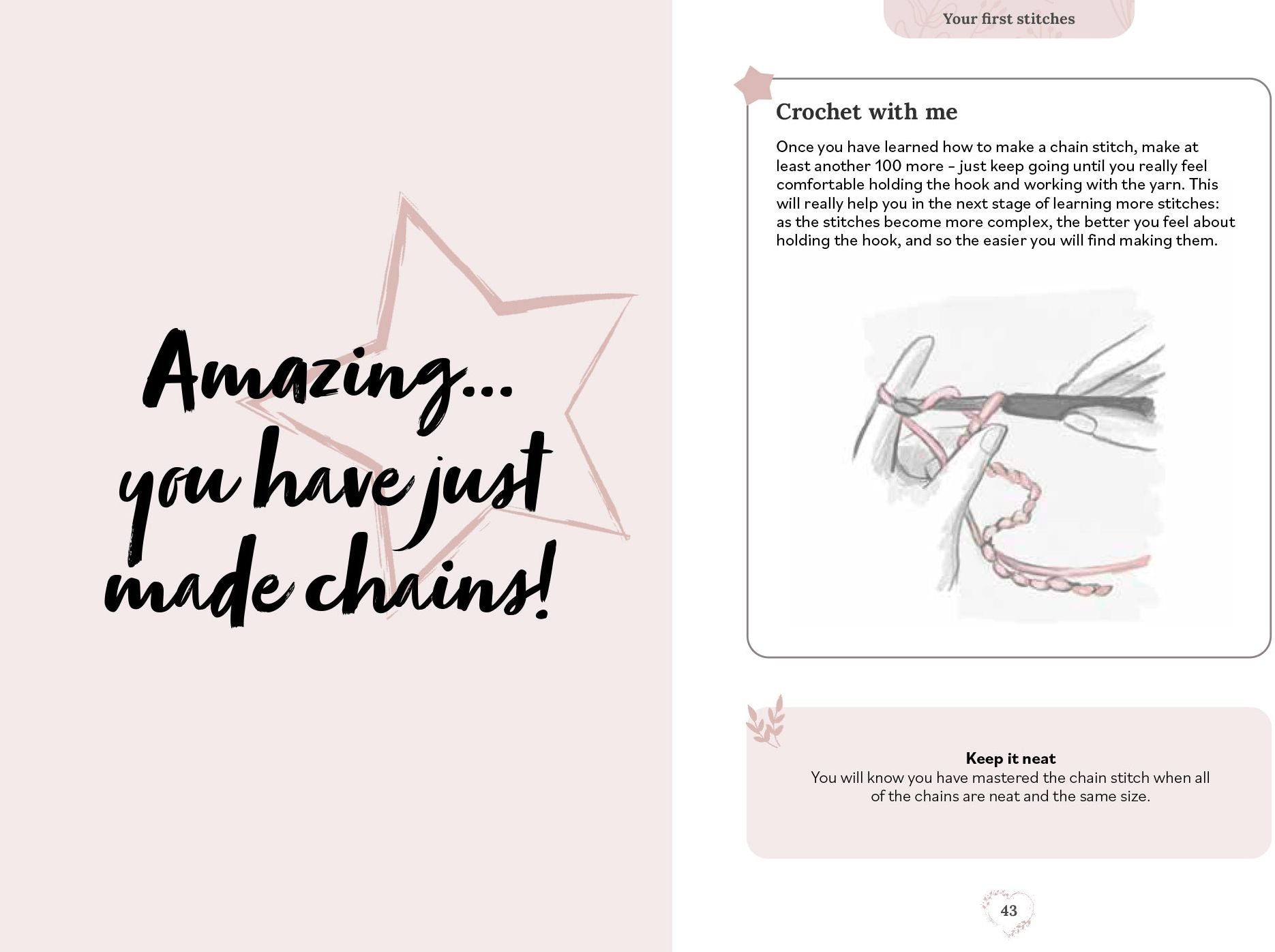 Pocket Book of Crochet: Mindful crafting for beginners