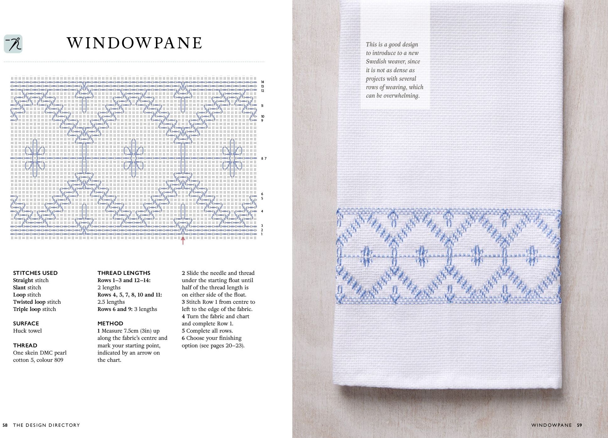 Swedish Weaving Pattern Directory: 50 huck embroidery designs for the modern needlecrafter