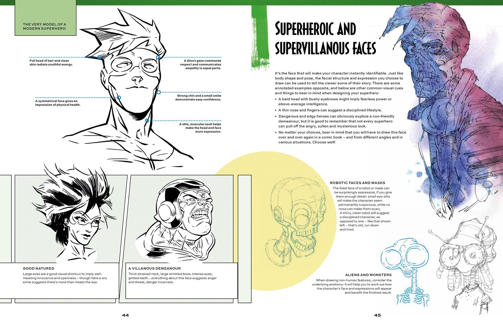 Comic Art Superheroes: Your Master Guide to Drawing Awesome Heroes, Villains and Monsters
