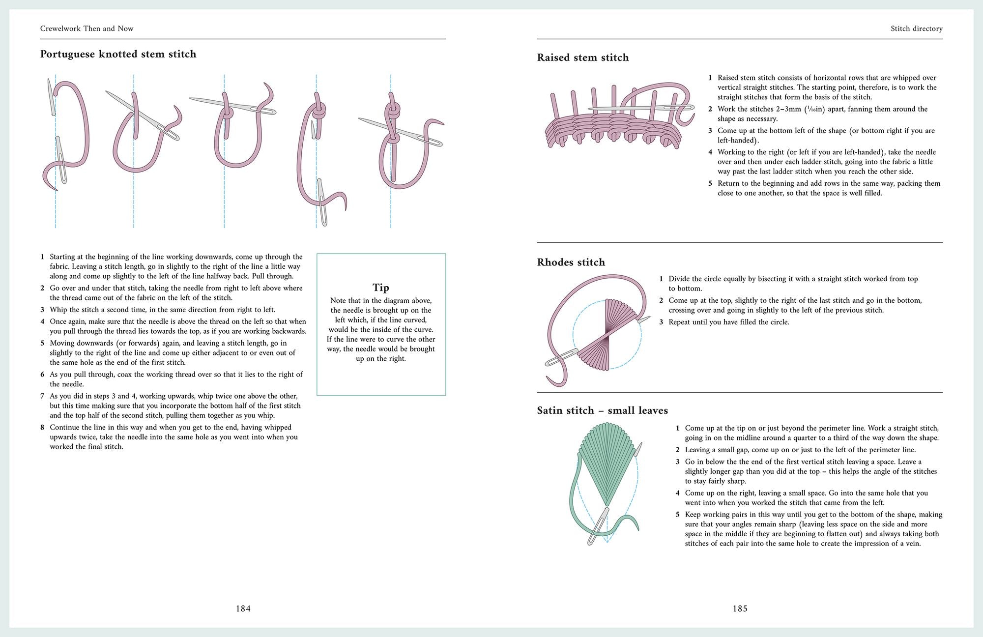 Crewelwork Then and Now: Exploring traditional designs and contemporary stitching