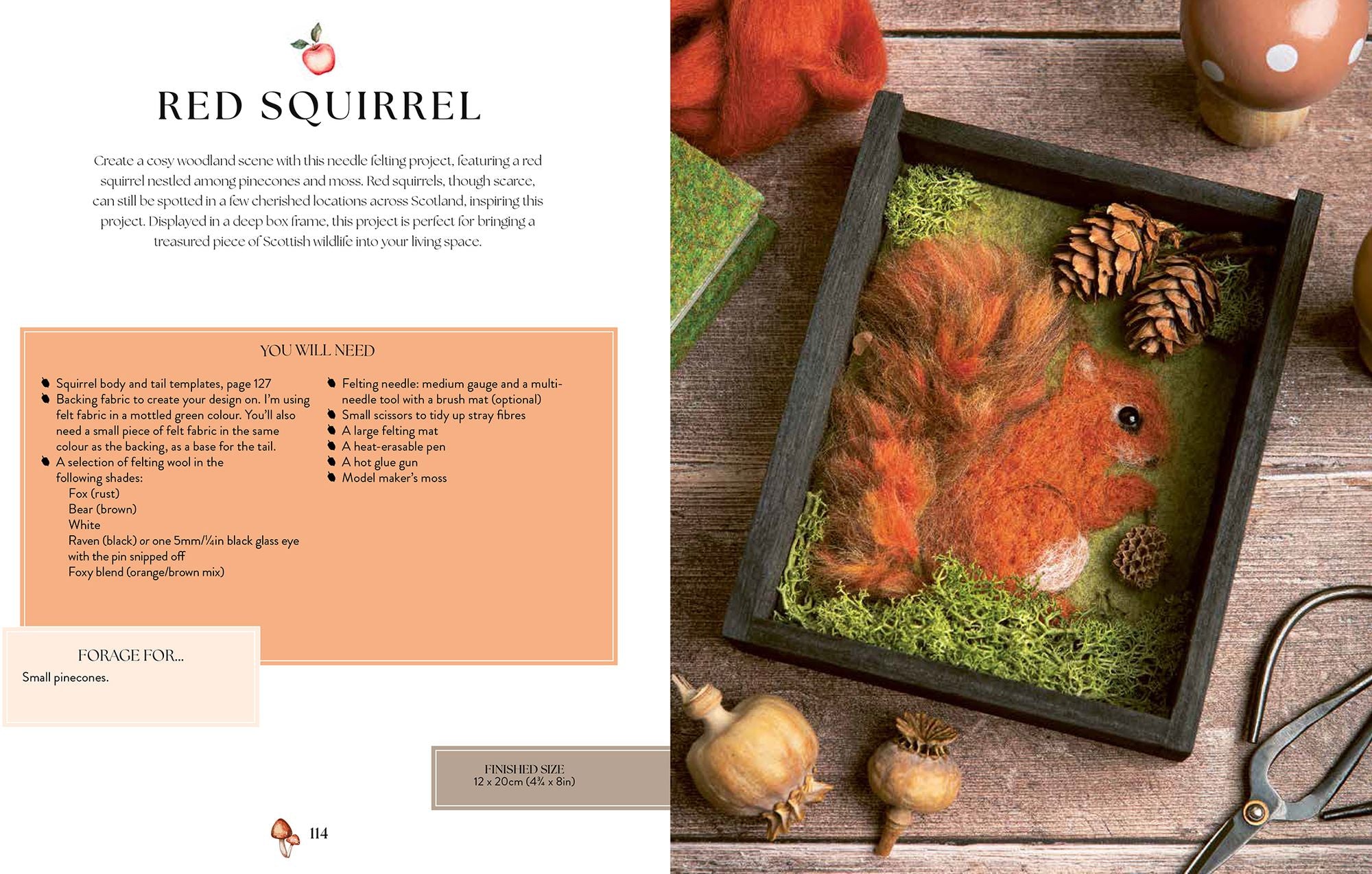 Needle Felting Art: 12 mixed-media woodland projects to paint and sew