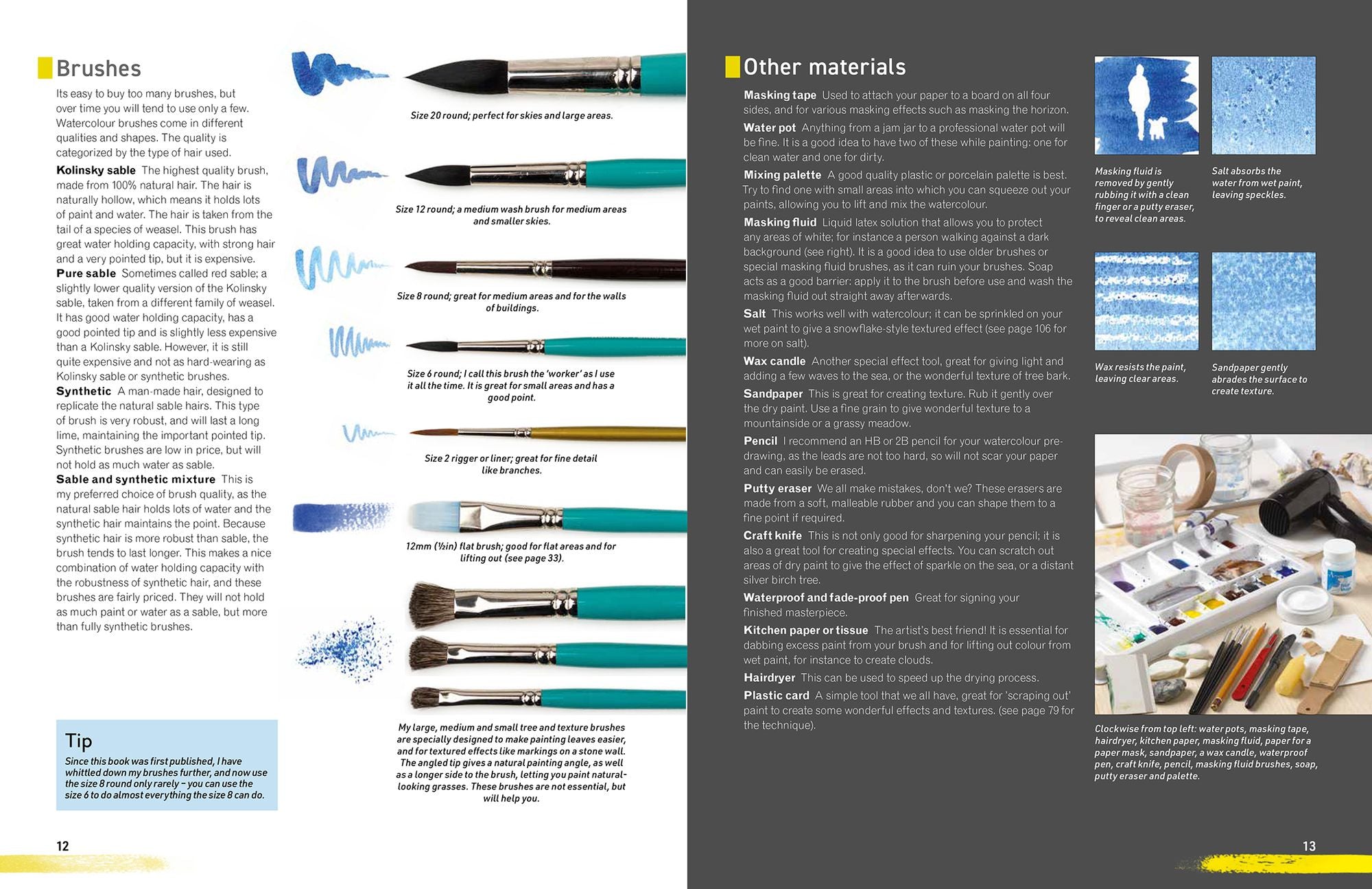 Watercolour for the Absolute Beginner: 10 year anniversary edition: New techniques, projects and inspiration with full-size outlines