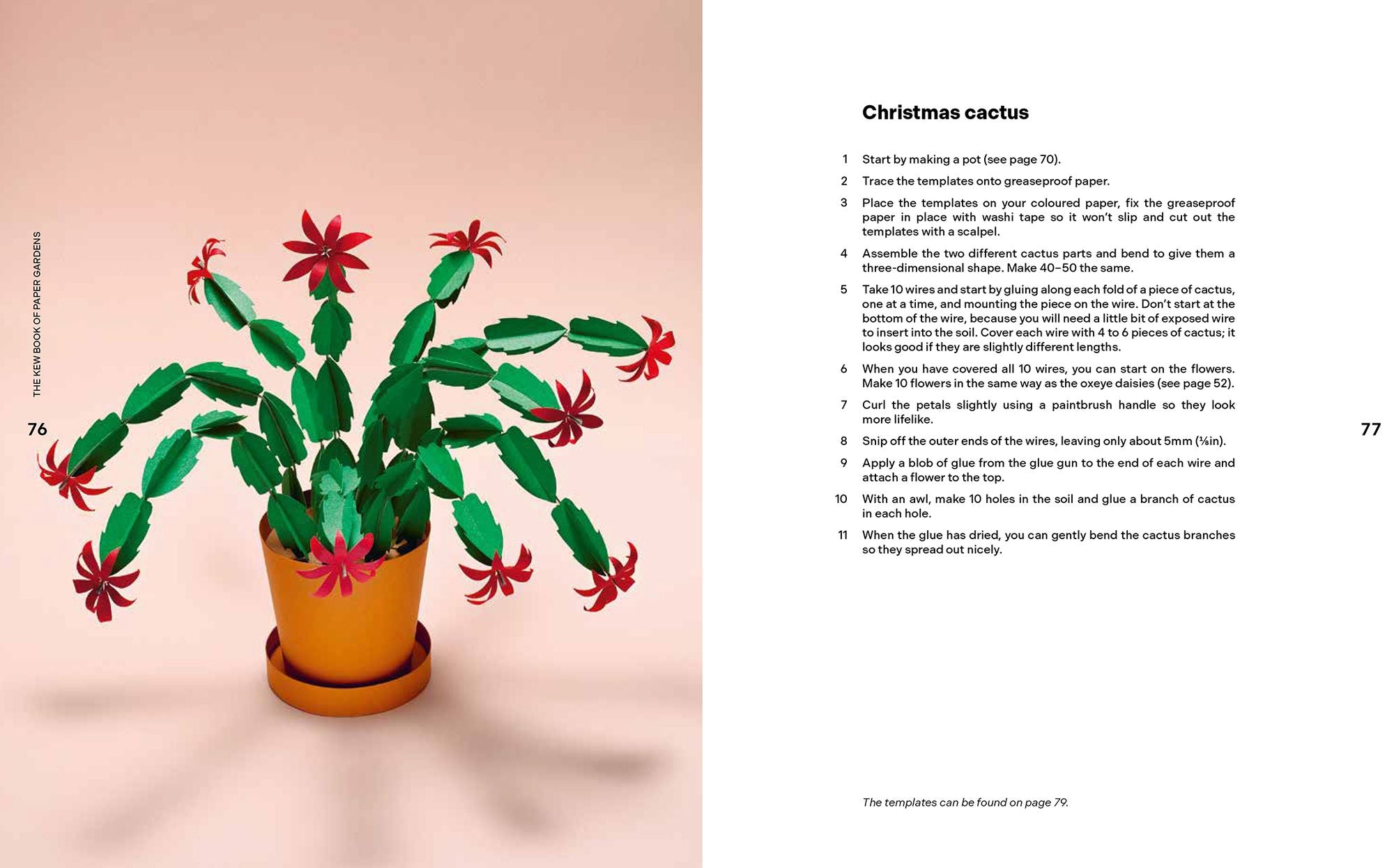Kew Book of Paper Gardens, The: 50 botanical paper projects to make