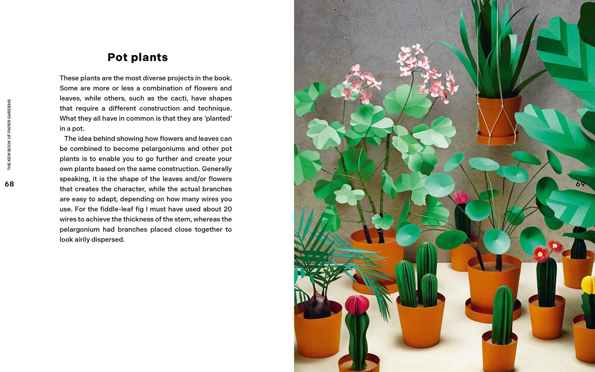 Kew Book of Paper Gardens, The: 50 botanical paper projects to make