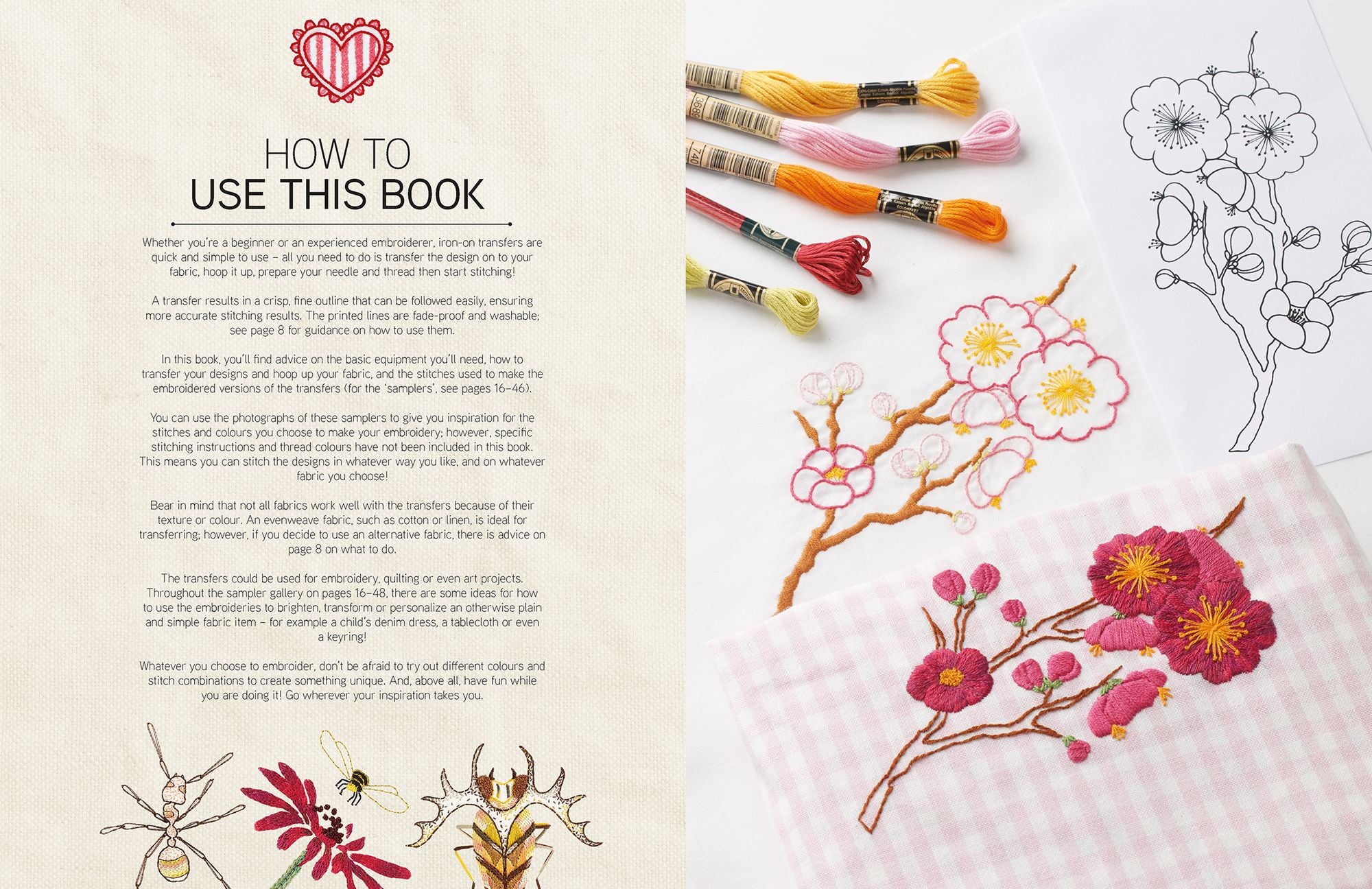 Transfer & Stitch: 140 transfers to stitch