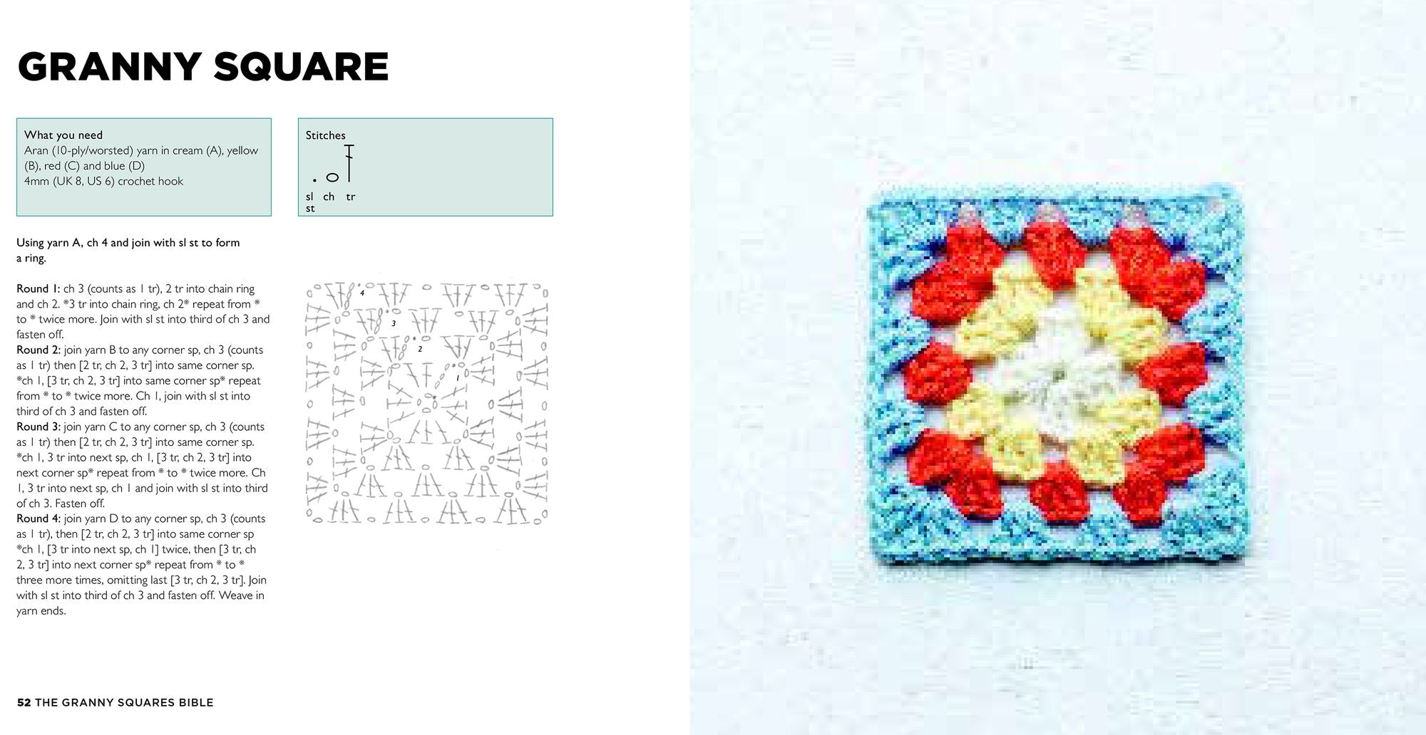 The Granny Squares Bible: 110 Designs to Mix, Match and Crochet