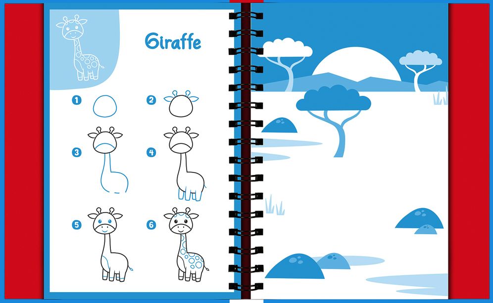 Wipe-Clean How to Draw Animals