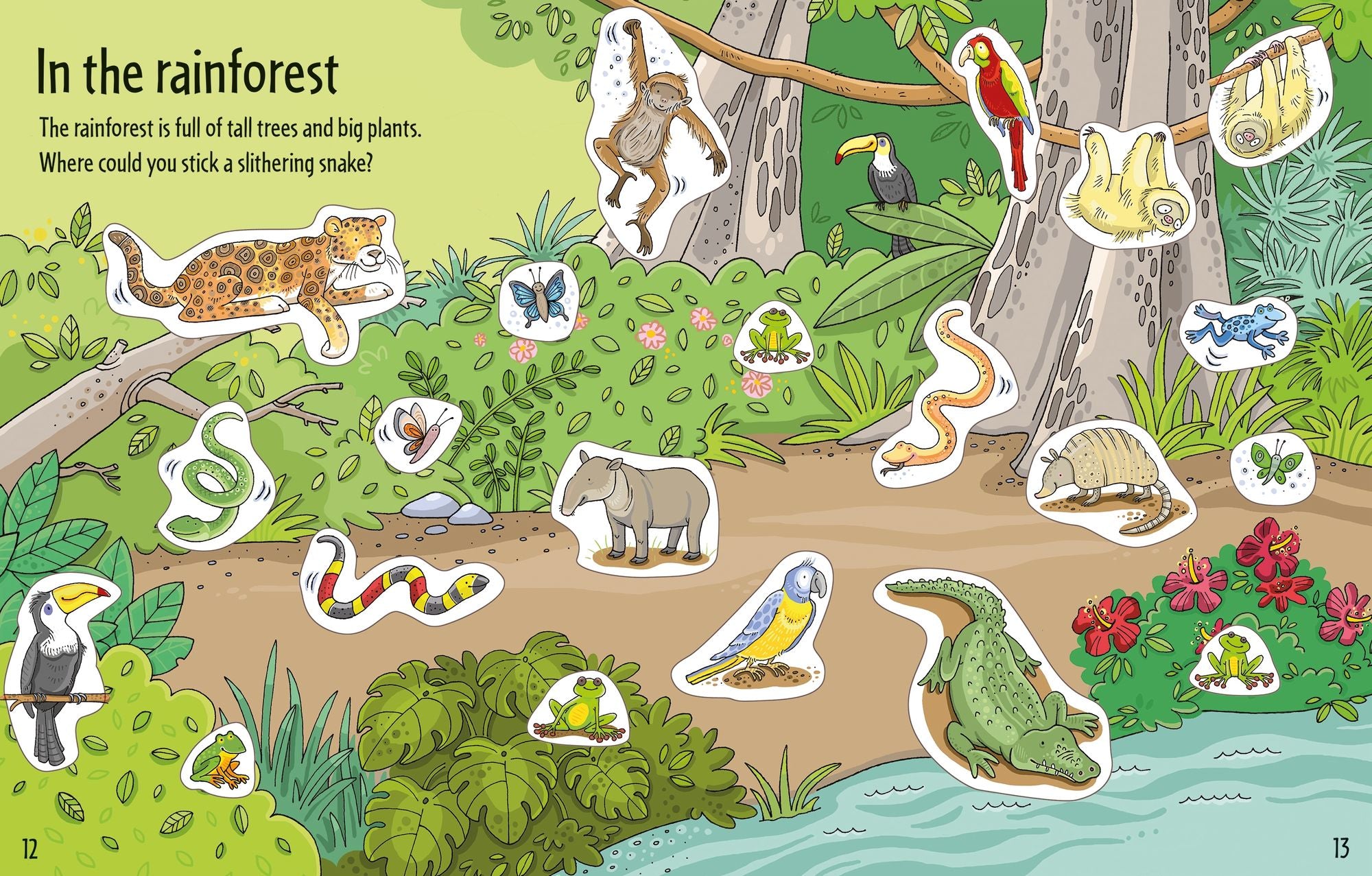 First Sticker Book Animals