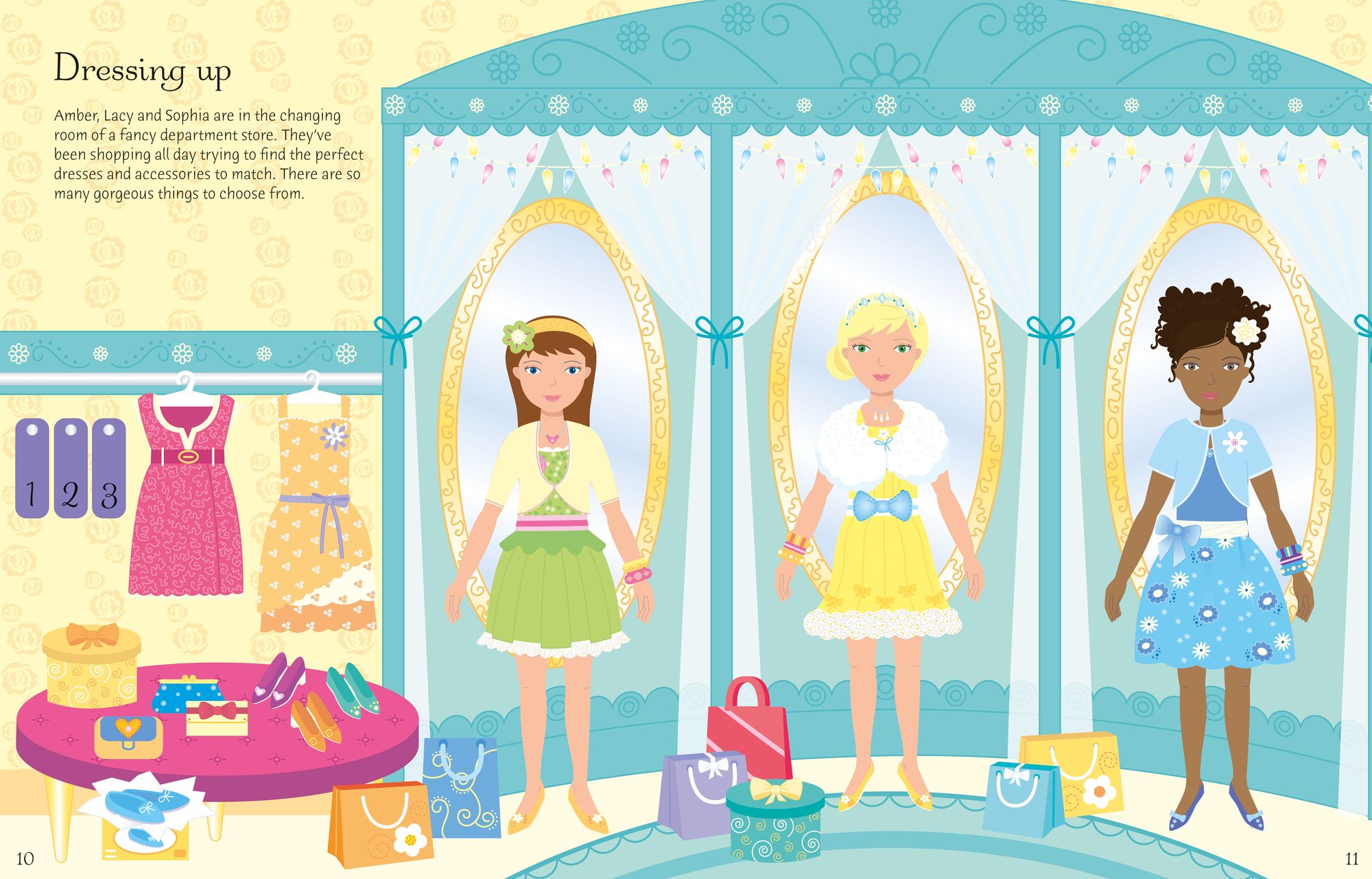 Sticker Dolly Dressing Best Friends