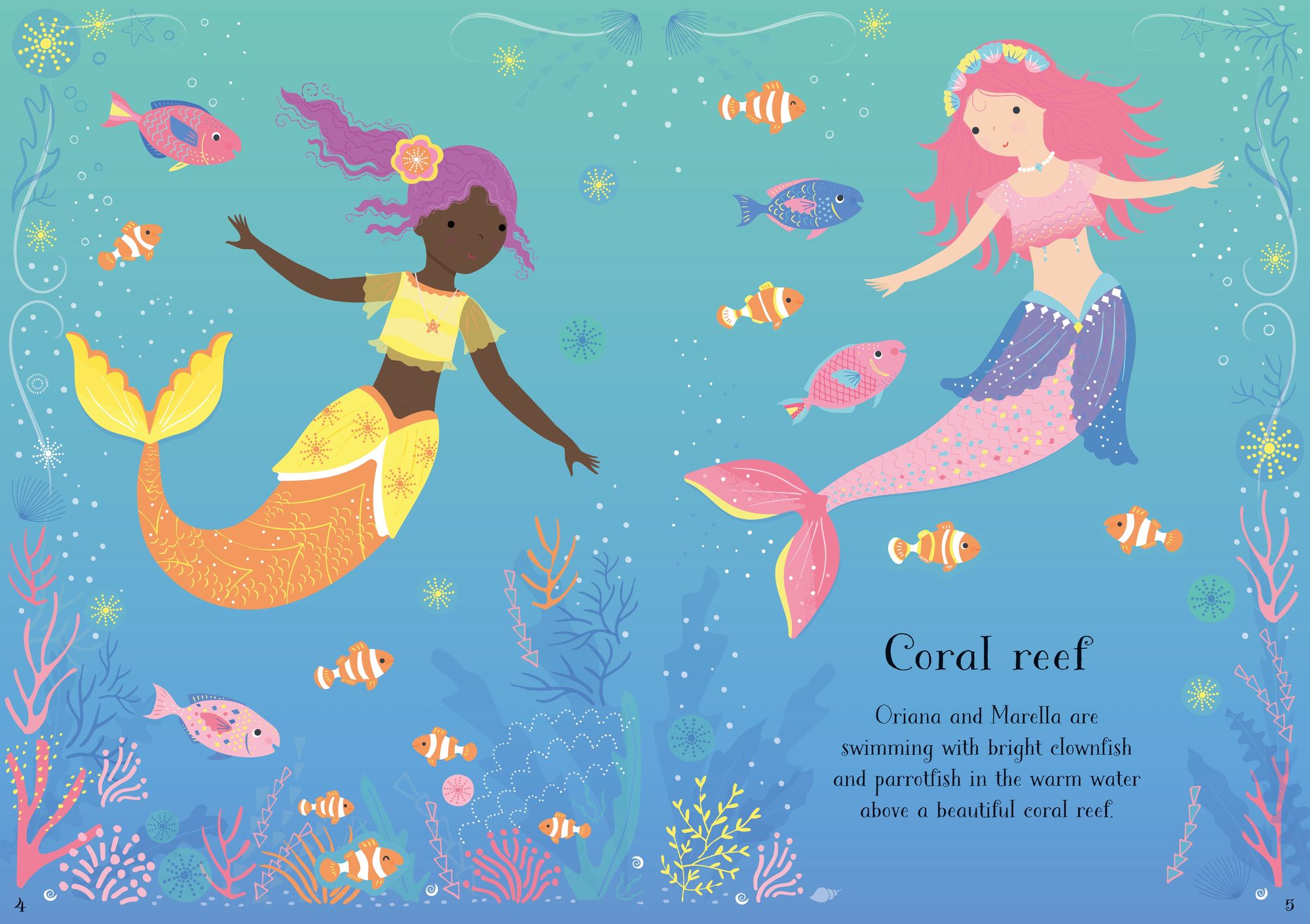 Little Sticker Dolly Dressing Mermaid