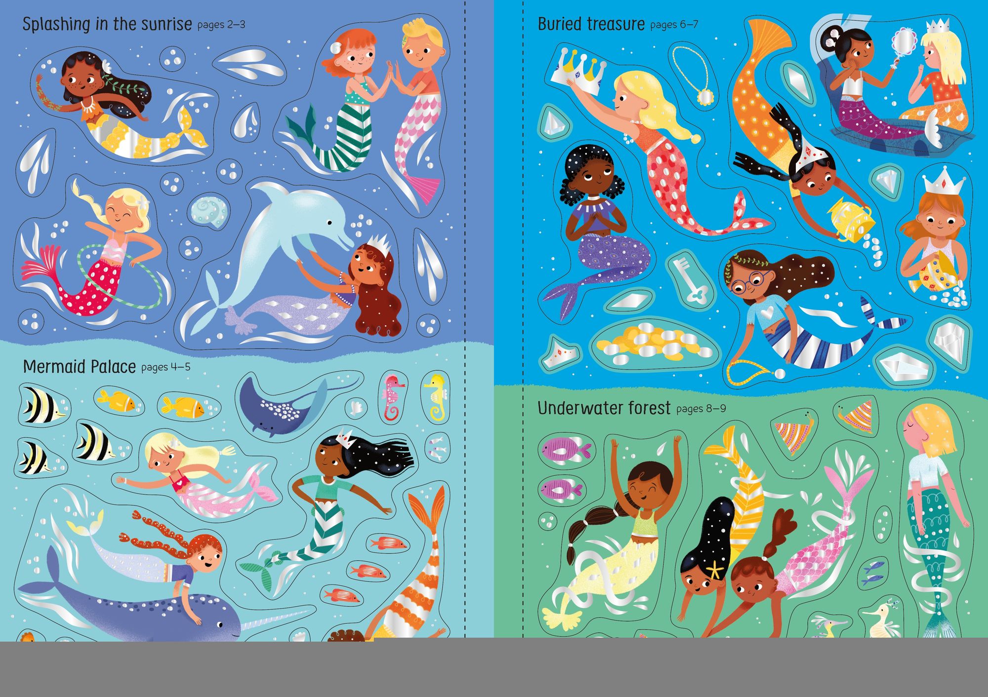 Sparkly Mermaids Sticker Book
