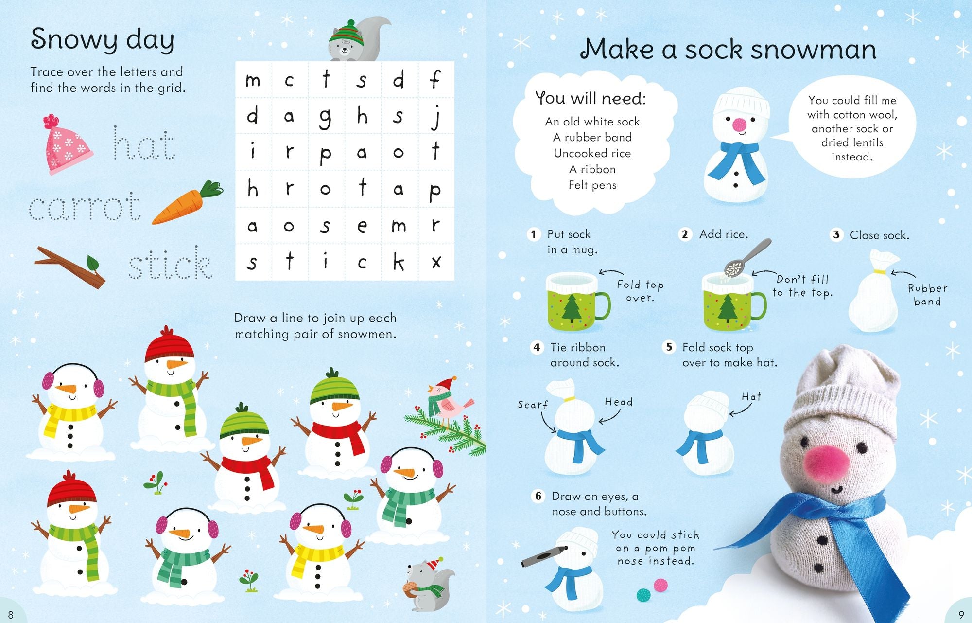 Christmas things to make and do: A Christmas Holiday Book for Kids