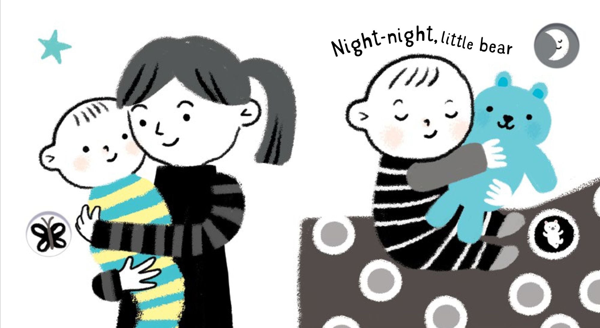 Baby's Black and White Books: Hello!