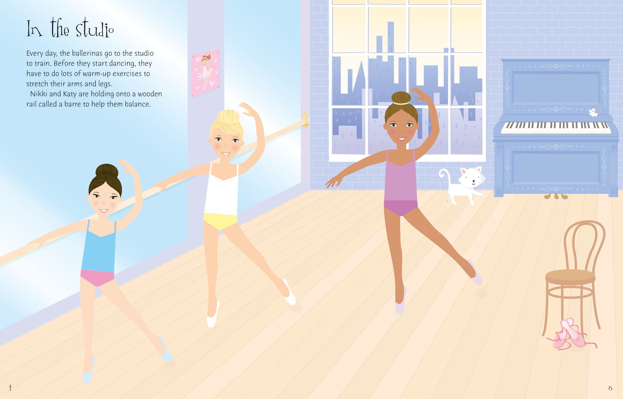 Sticker Dolly Dressing Ballerinas