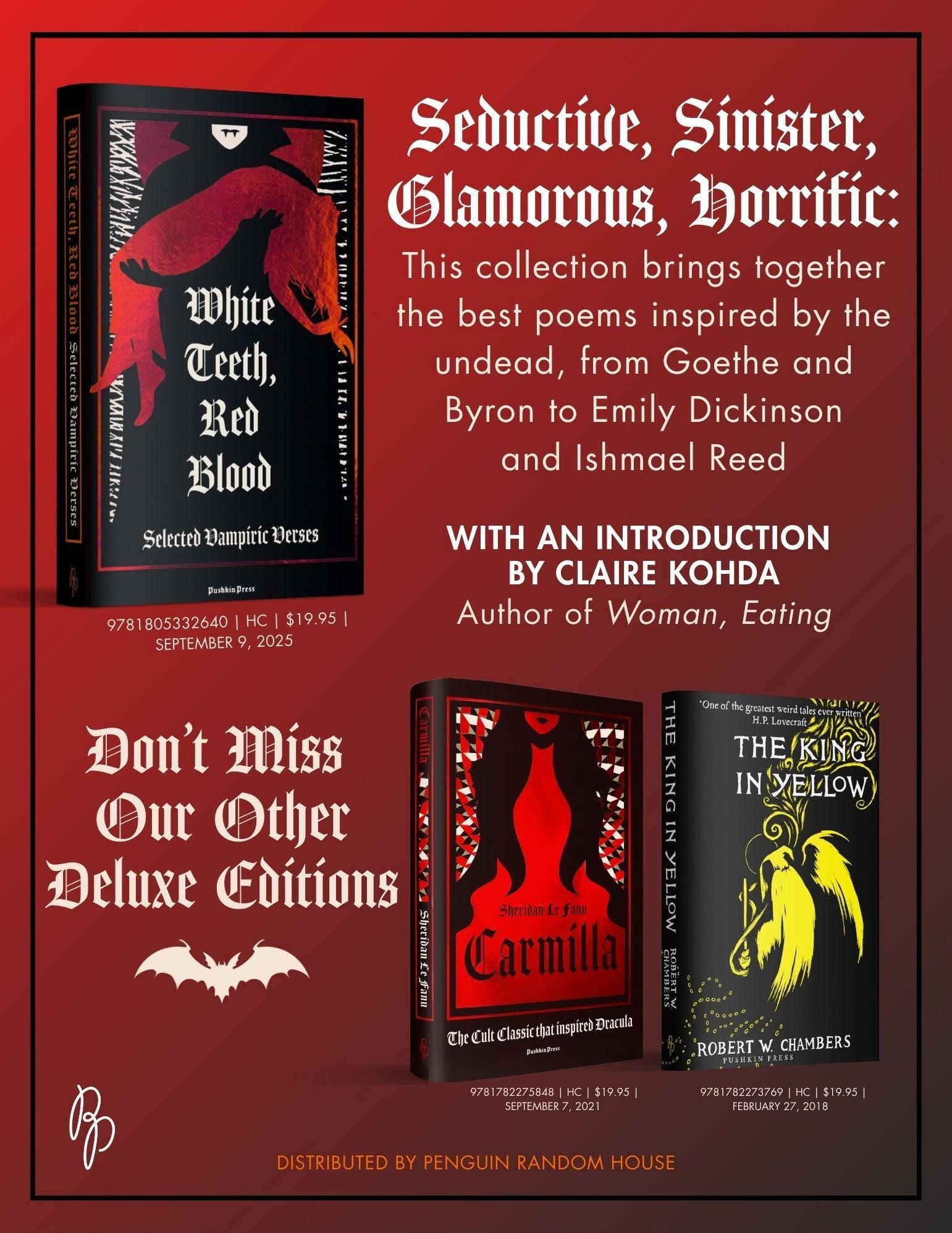 White Teeth, Red Blood: Selected Vampiric Verses