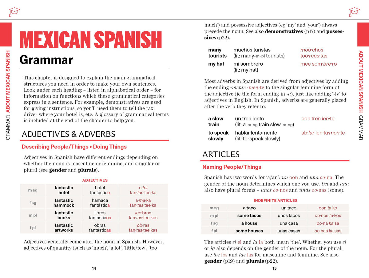 Lonely Planet Mexican Spanish Travel Phrasebook & Dictionary: Learn Essential Phrases & Vocabulary 3,500 Word Two-Way Dictionary Pull-Out Fast Phrases Card Travel with Confidence