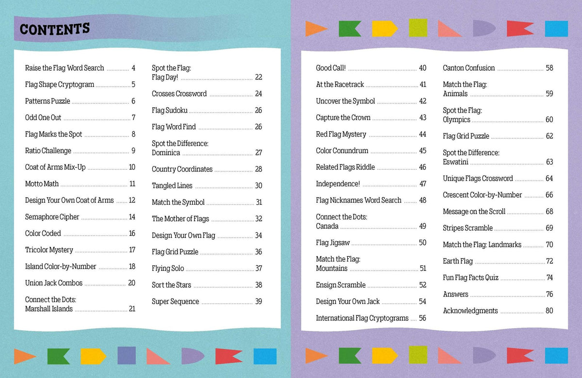 Lonely Planet Kids The Flag Activity Book: Word Games, Picture Challenges, Quizzes & More Fun Facts & Awesome Info for Budding Vexillologists Vibrant Full Color Design
