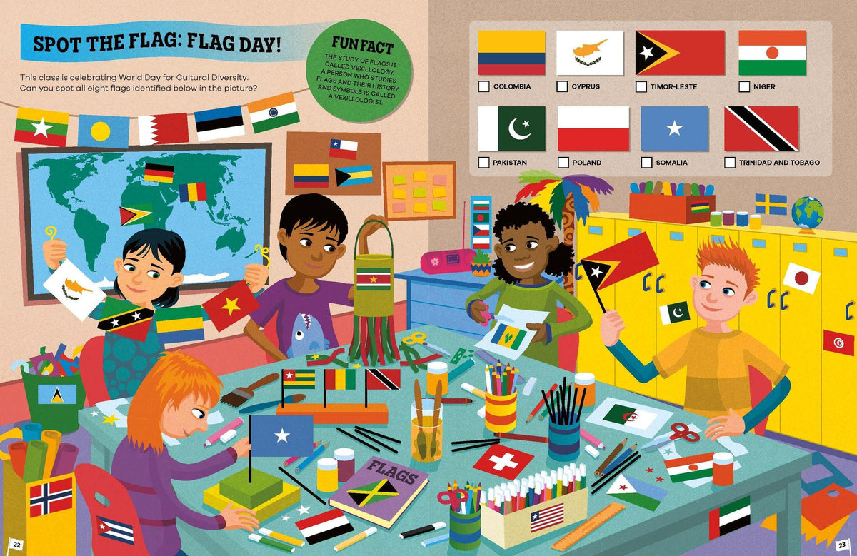 Lonely Planet Kids The Flag Activity Book: Word Games, Picture Challenges, Quizzes & More Fun Facts & Awesome Info for Budding Vexillologists Vibrant Full Color Design