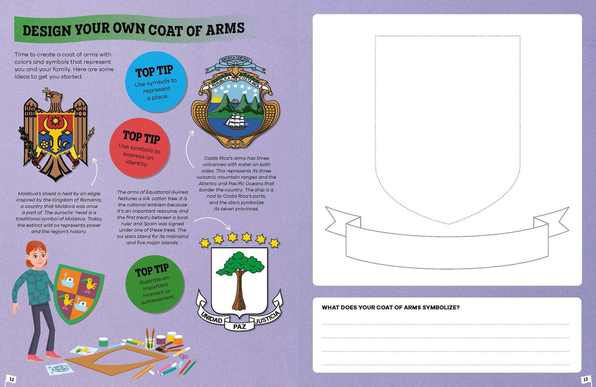 Lonely Planet Kids The Flag Activity Book: Word Games, Picture Challenges, Quizzes & More Fun Facts & Awesome Info for Budding Vexillologists Vibrant Full Color Design