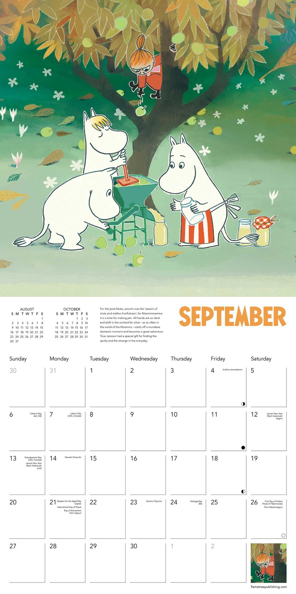 Moomin Wall Calendar 2026 (Art Calendar)