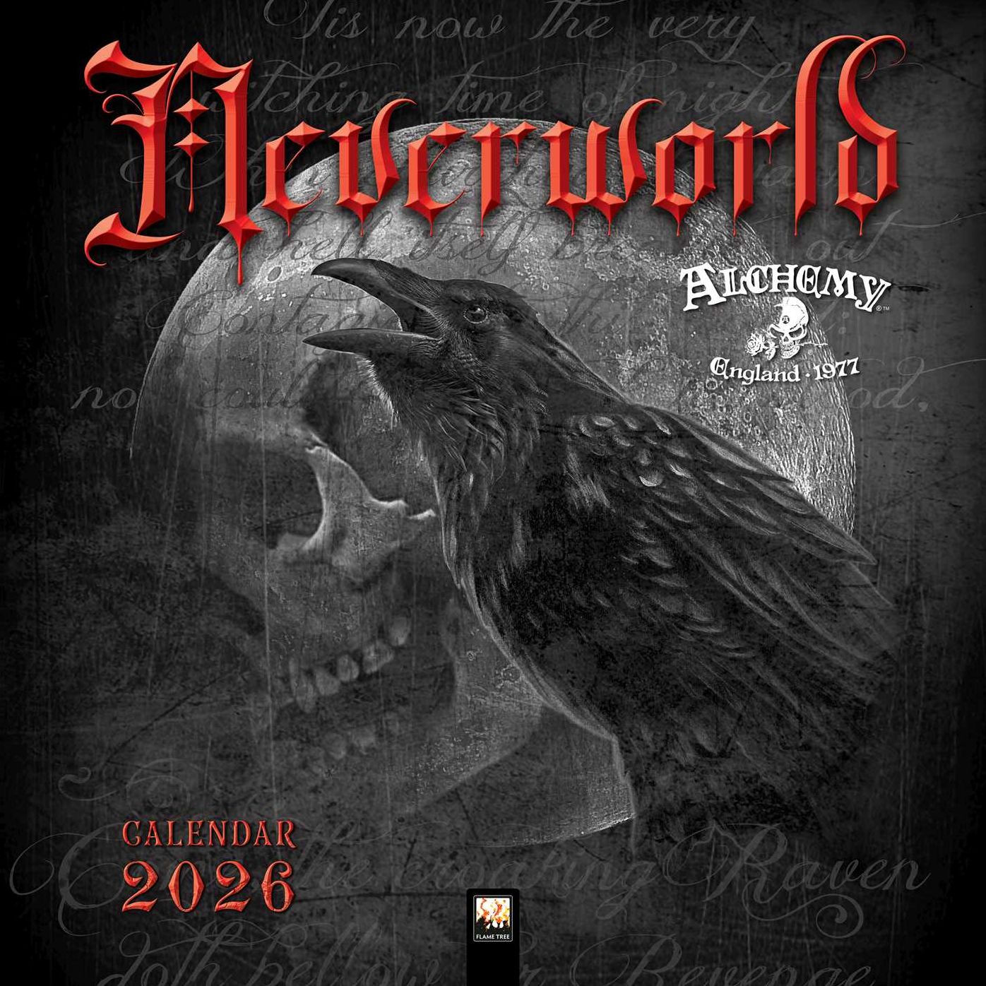 2026 Neverworld Horror Wall Calendar