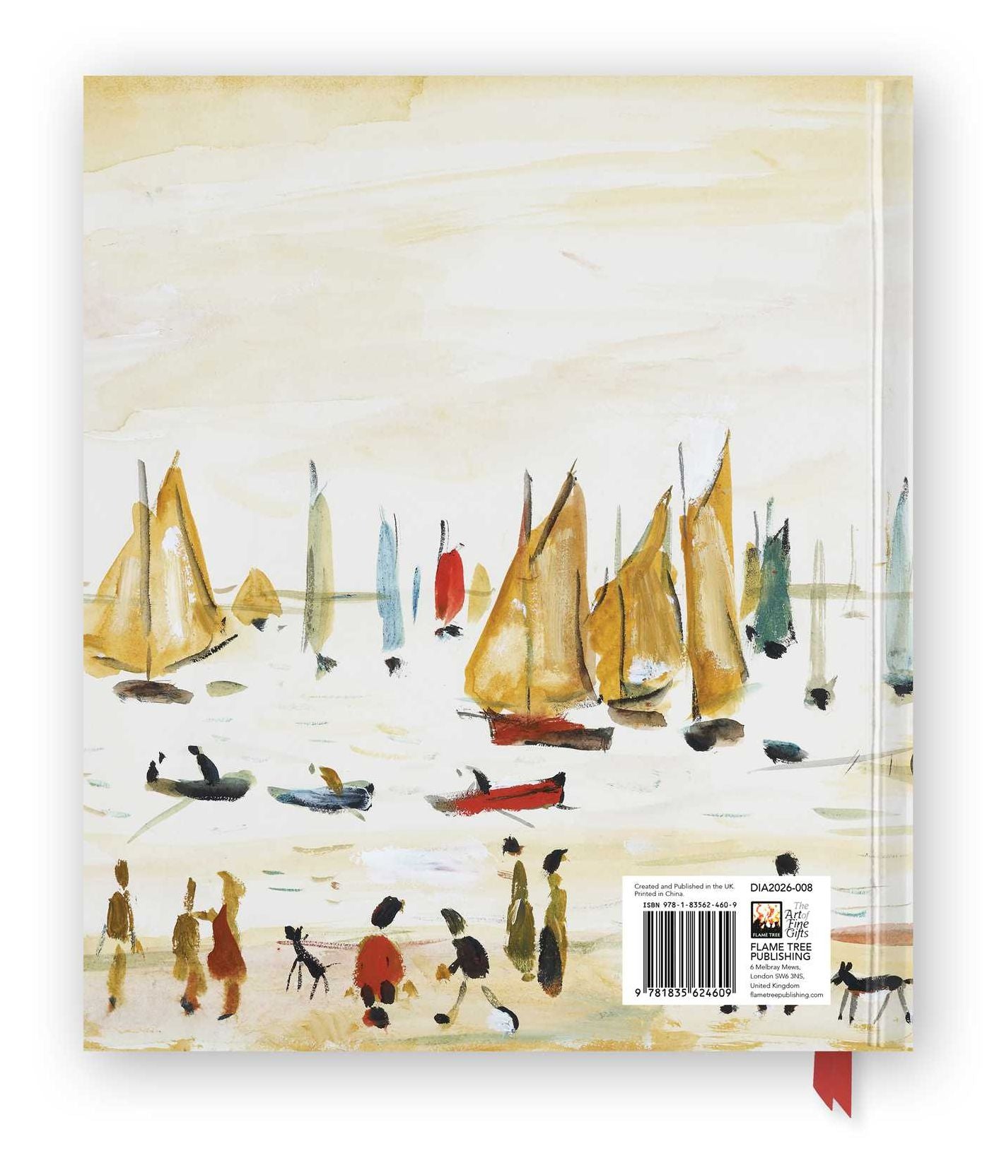 L.S. Lowry 2026 Desk Diary Planner - Week to View, Illustrated throughout