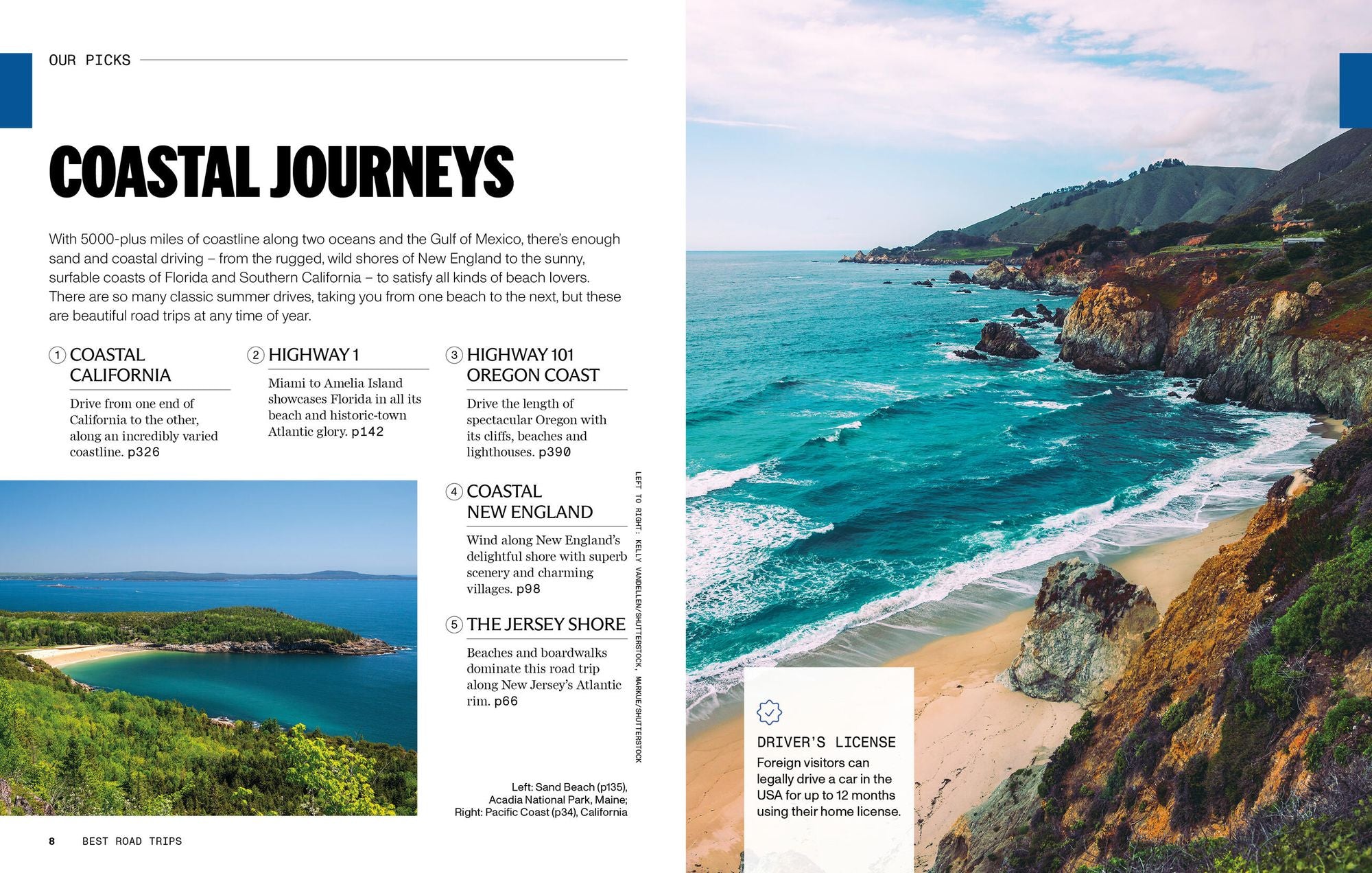 Lonely Planet Best Road Trips USA: 52 Driving Itineraries Detailed Directions & Maps Local Tips Covers New York, New England, Rocky Mountains, California and Route 66