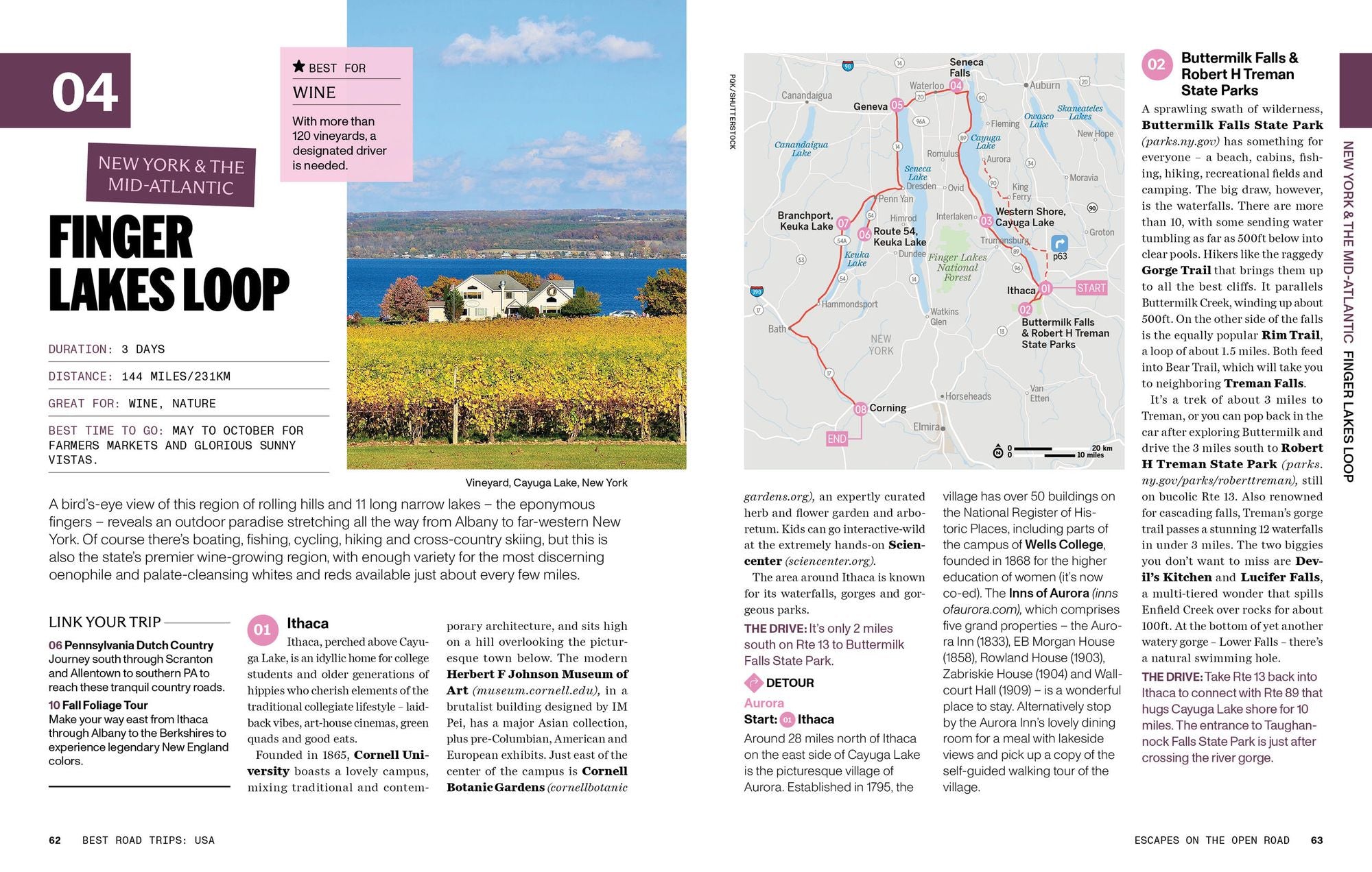 Lonely Planet Best Road Trips USA: 52 Driving Itineraries Detailed Directions & Maps Local Tips Covers New York, New England, Rocky Mountains, California and Route 66