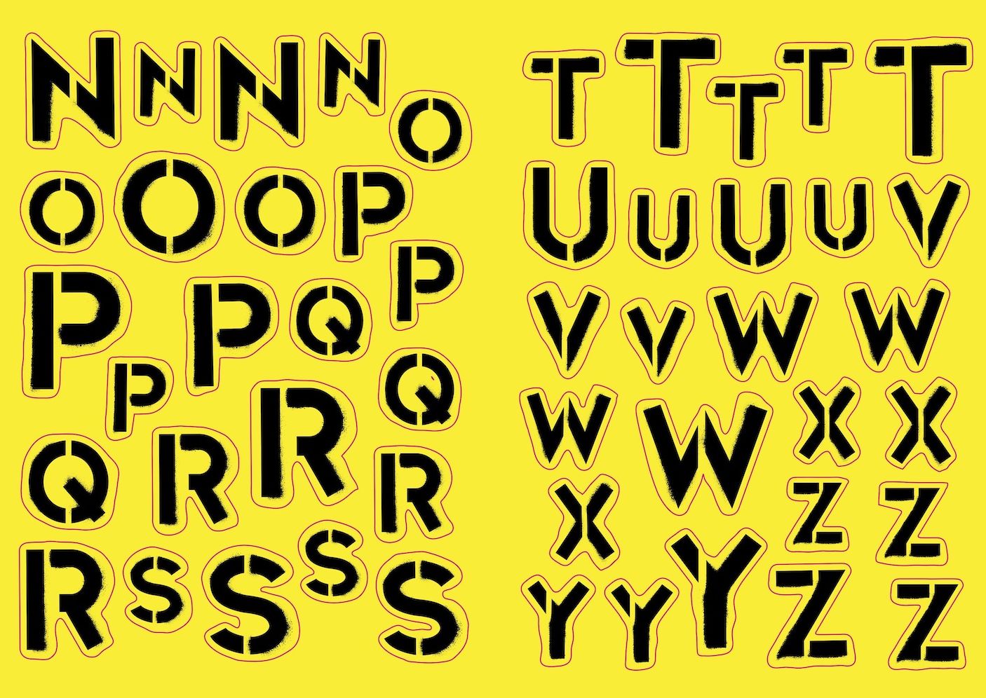 The Graffiti Alphabet Sticker Book: Over 1000 stickers!