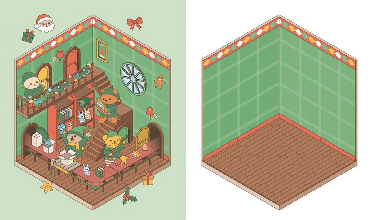 Cute 'n' Cozy Sticker Therapy: Cozy Christmas: Over 500 Reusable Stickers!