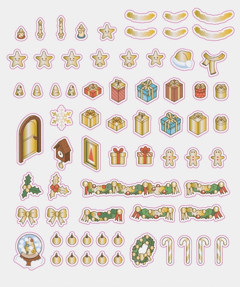 Cute 'n' Cozy Sticker Therapy: Cozy Christmas: Over 500 Reusable Stickers!