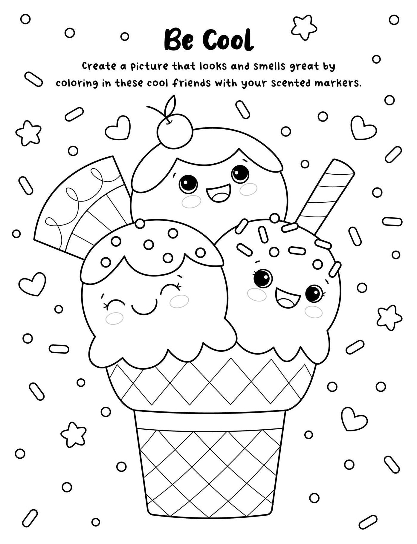 Colormania Sweet and Scented Coloring: with Scented Markers
